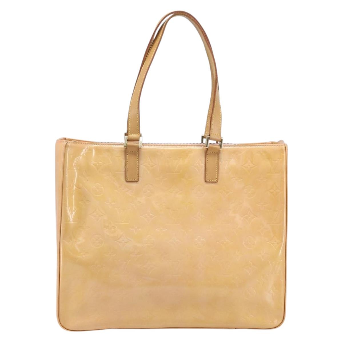 LOUIS VUITTON Monogram Vernis Columbus Bag Marshmallow Pink M91032 Auth ARZ126