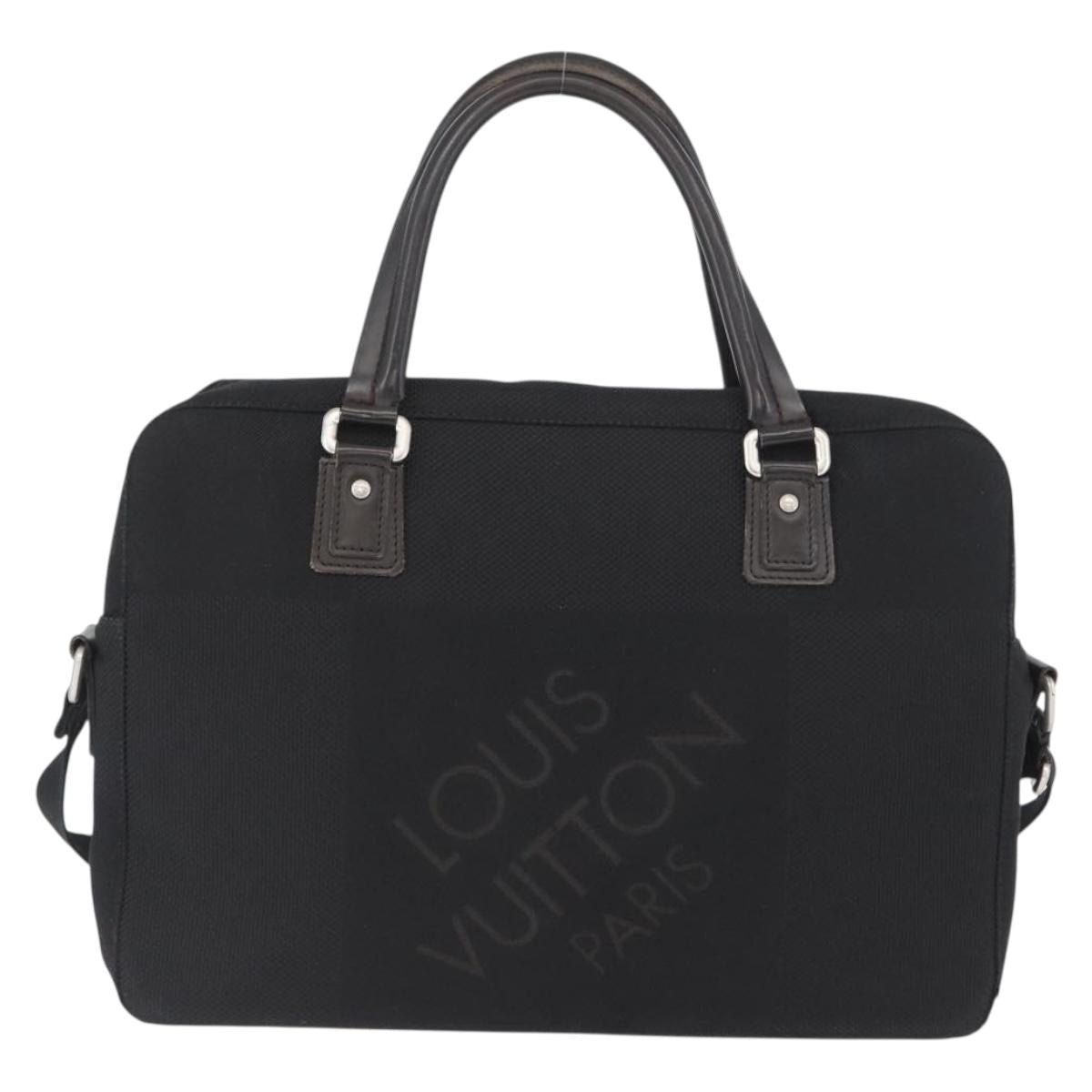 LOUIS VUITTON Damier Geant Yak Business Bag 2way Black Noir M93082 Auth ARZ127