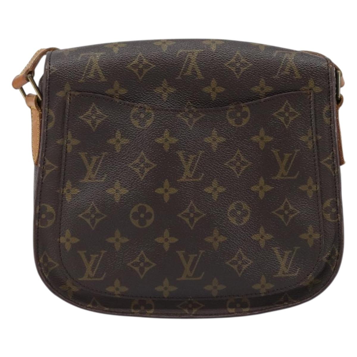 LOUIS VUITTON Monogram Saint Cloud GM Shoulder Bag M51242 LV Auth ARZ144