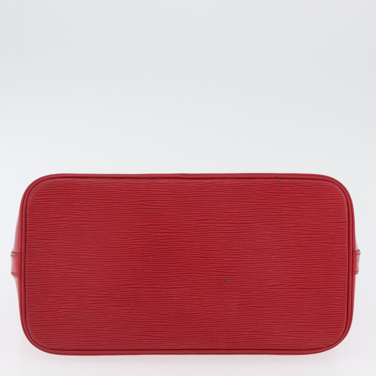 LOUIS VUITTON Epi Alma Hand Bag Castilian Red M52147 LV Auth ARZ152