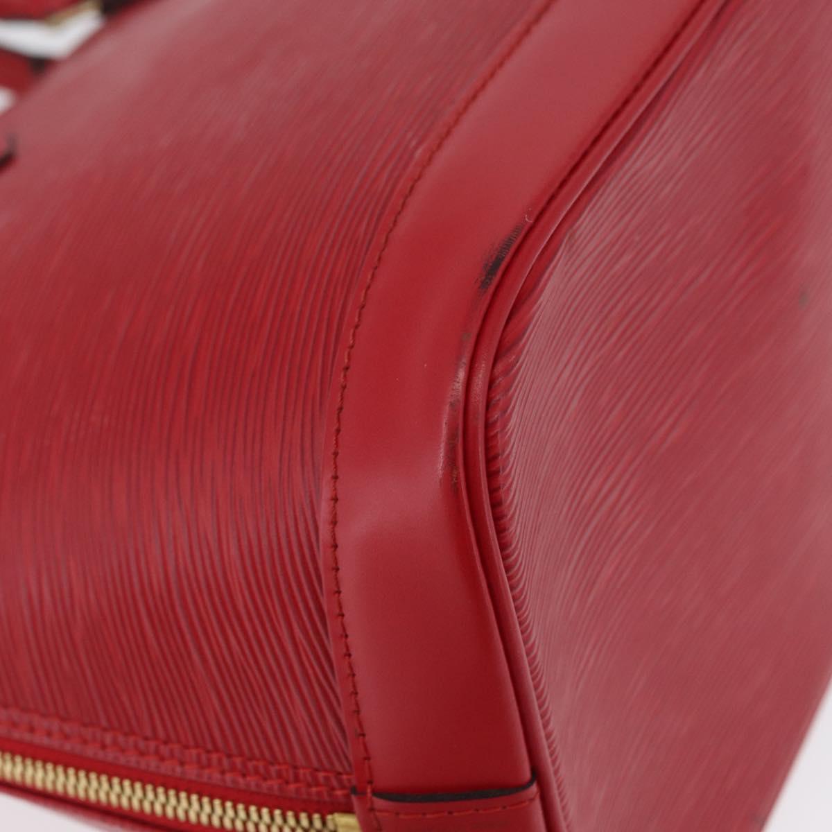LOUIS VUITTON Epi Alma Hand Bag Castilian Red M52147 LV Auth ARZ152