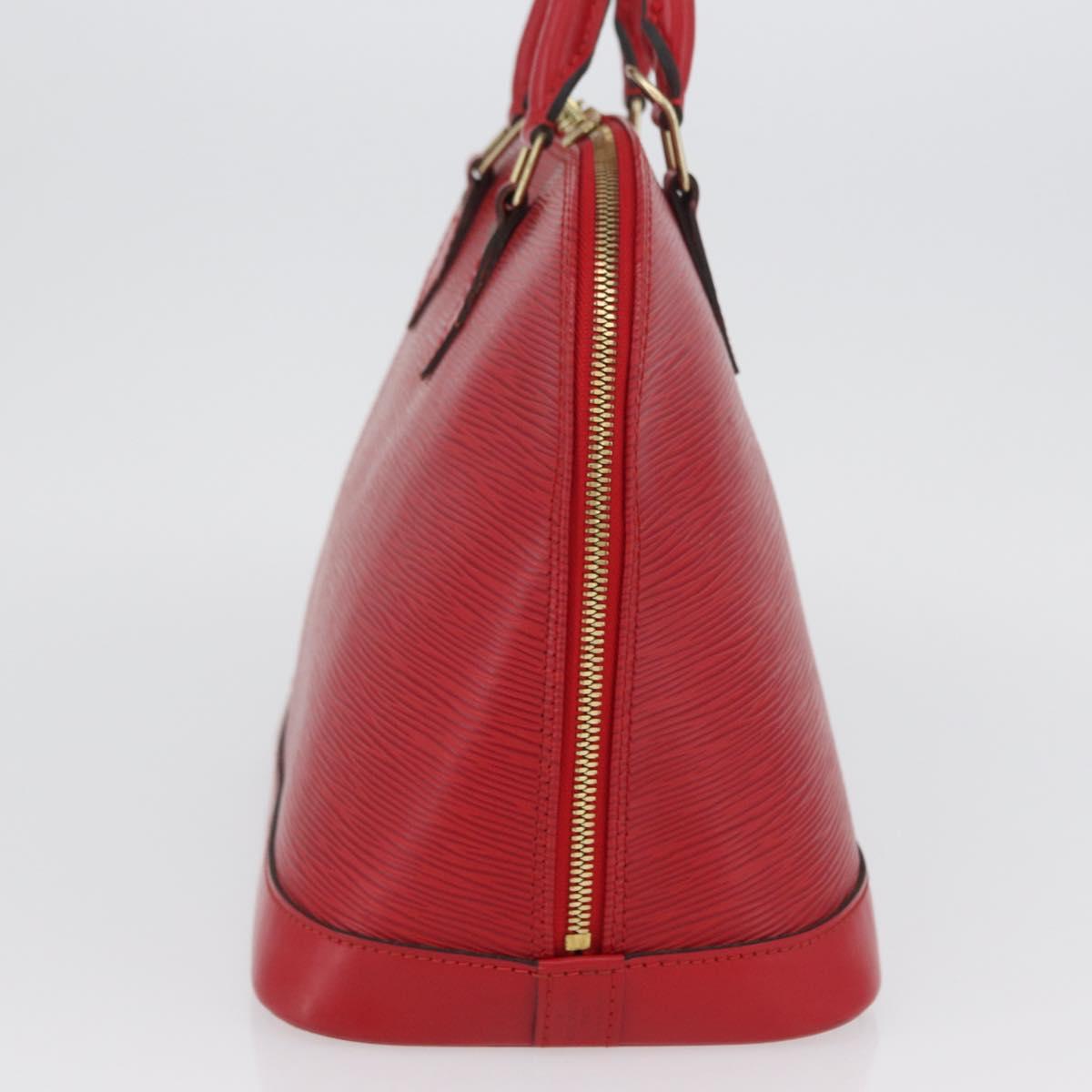 LOUIS VUITTON Epi Alma Hand Bag Castilian Red M52147 LV Auth ARZ152