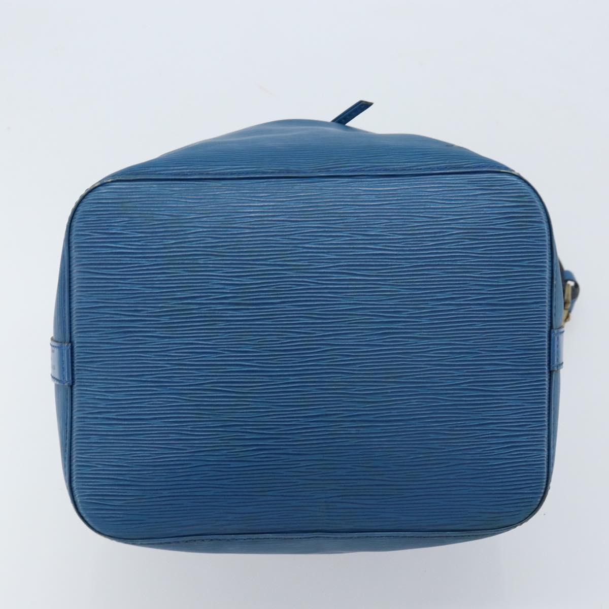 LOUIS VUITTON Epi Petit Noe Shoulder Bag Blue M44105 LV Auth ARZ155