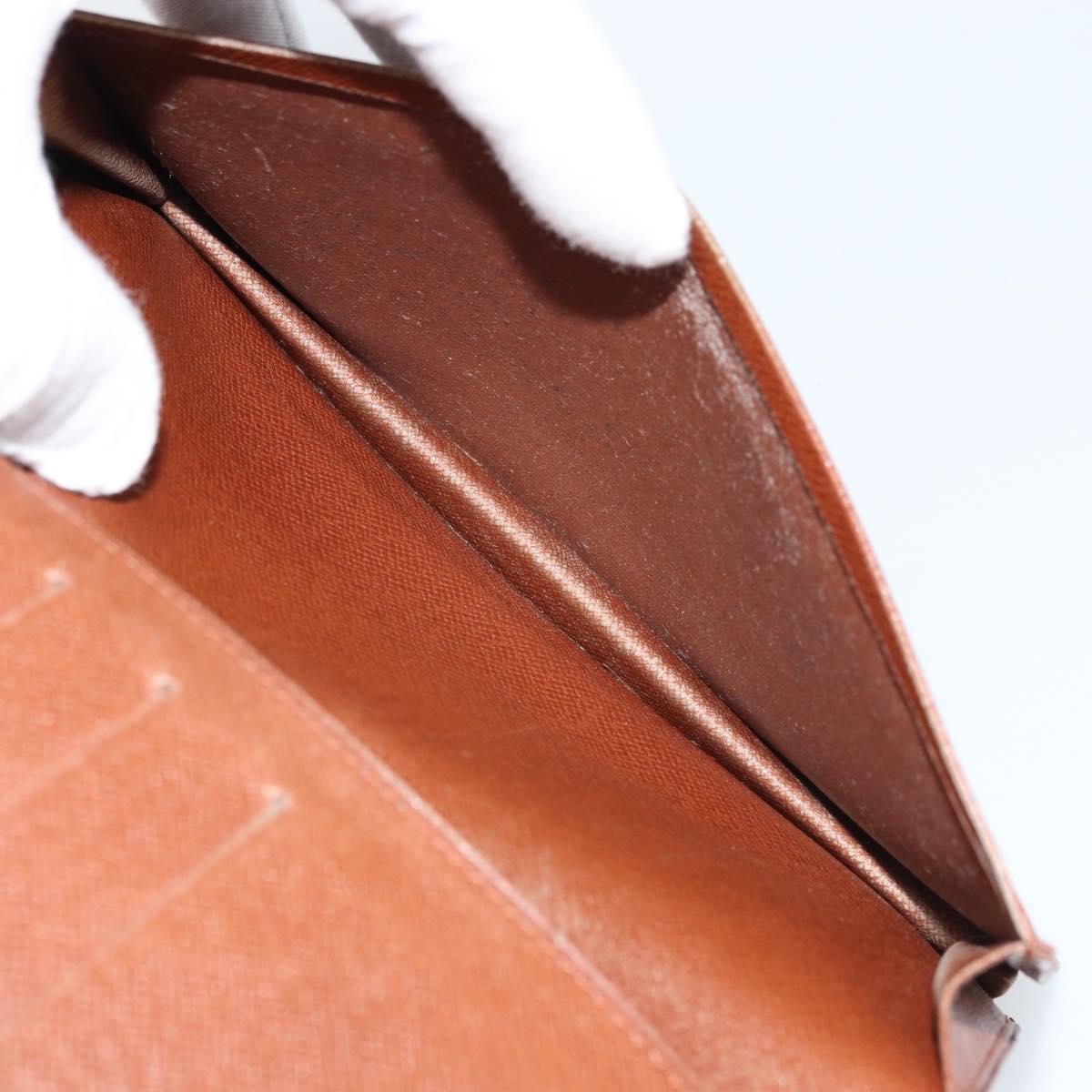 LOUIS VUITTON Monogram Porte Valeurs Cartes Credit Wallet M61823 LV Auth ARZ164