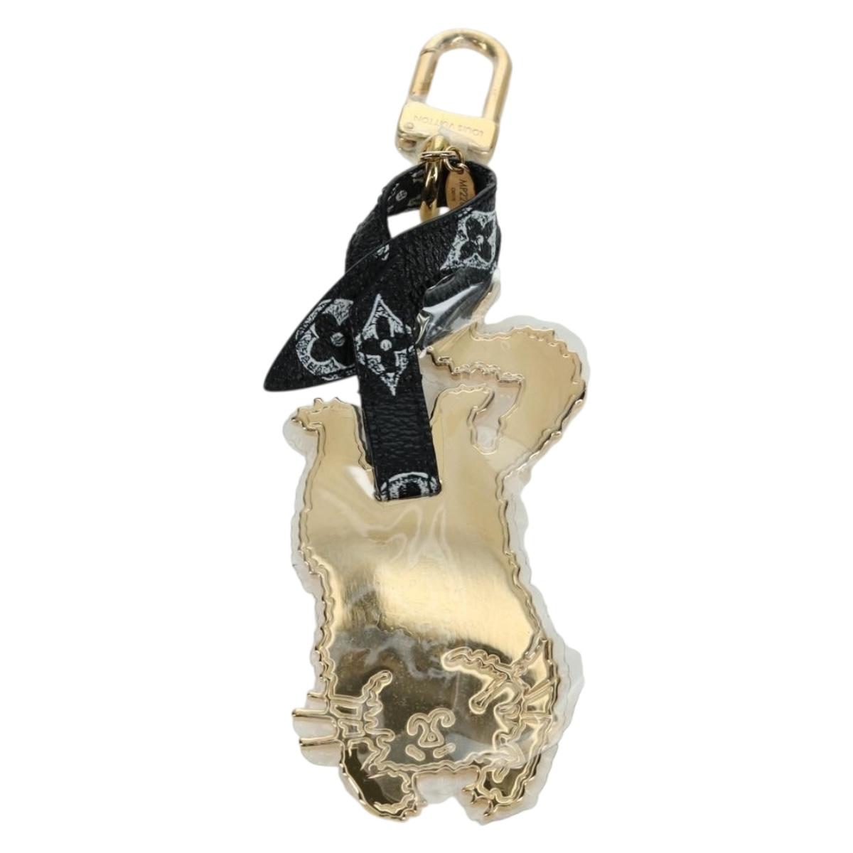 LOUIS VUITTON Flying Cat Bijoux Sac Key Holder metal Gold MP2284 Auth ARZ170SM