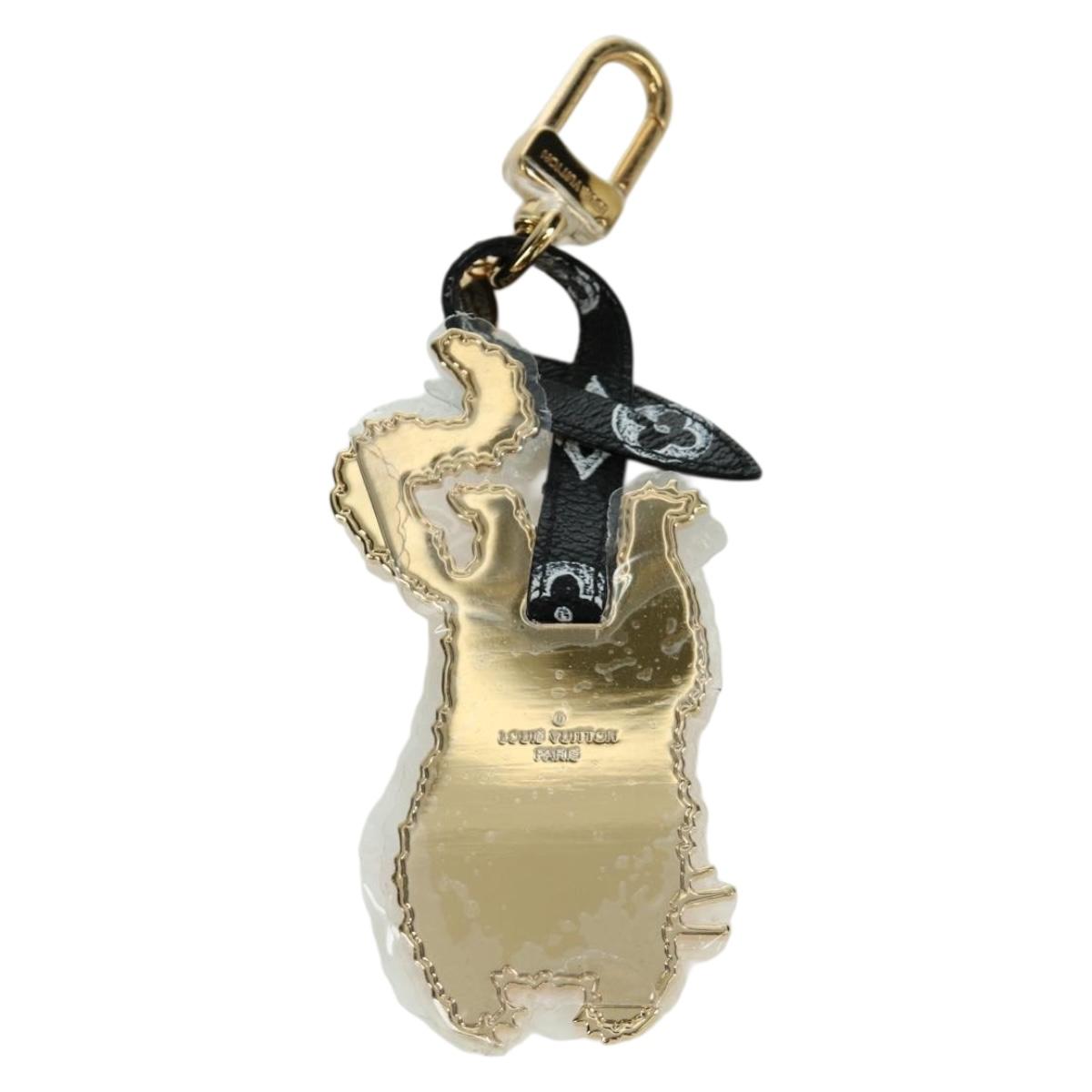 LOUIS VUITTON Flying Cat Bijoux Sac Key Holder metal Gold MP2284 Auth ARZ170SM