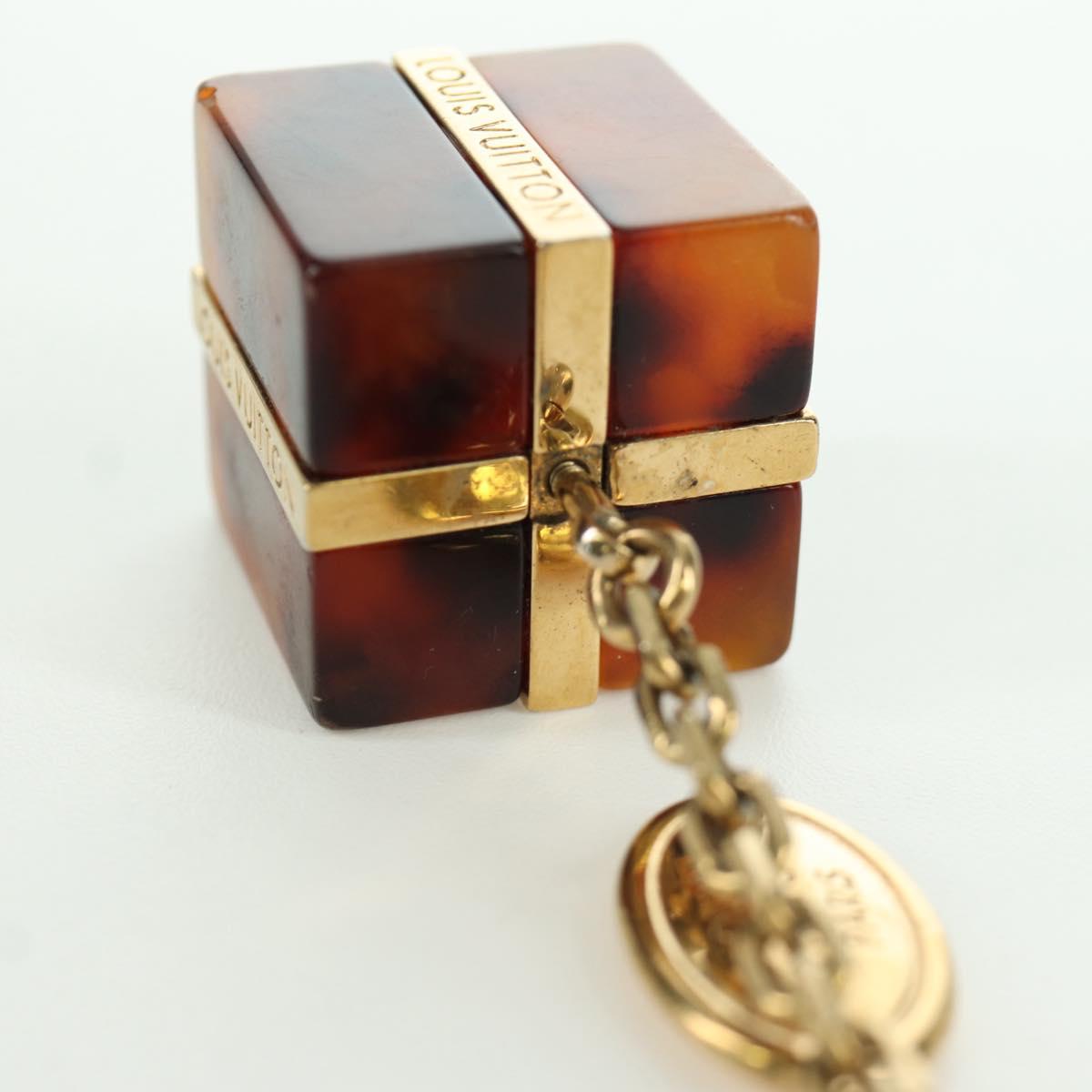 LOUIS VUITTON Bijou Sac Surprise Key Holder metal Brown M66188 LV Auth ARZ171