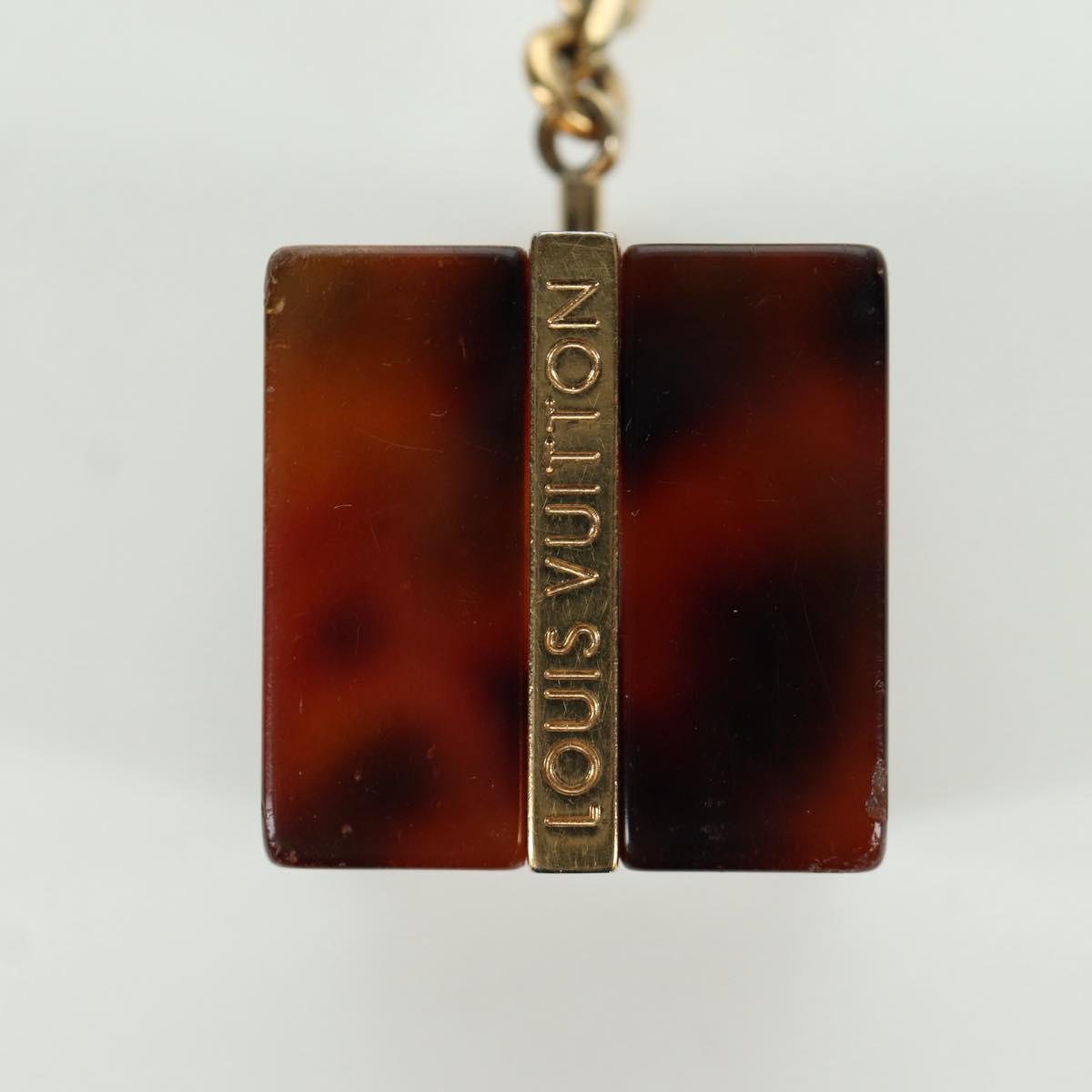 LOUIS VUITTON Bijou Sac Surprise Key Holder metal Brown M66188 LV Auth ARZ171