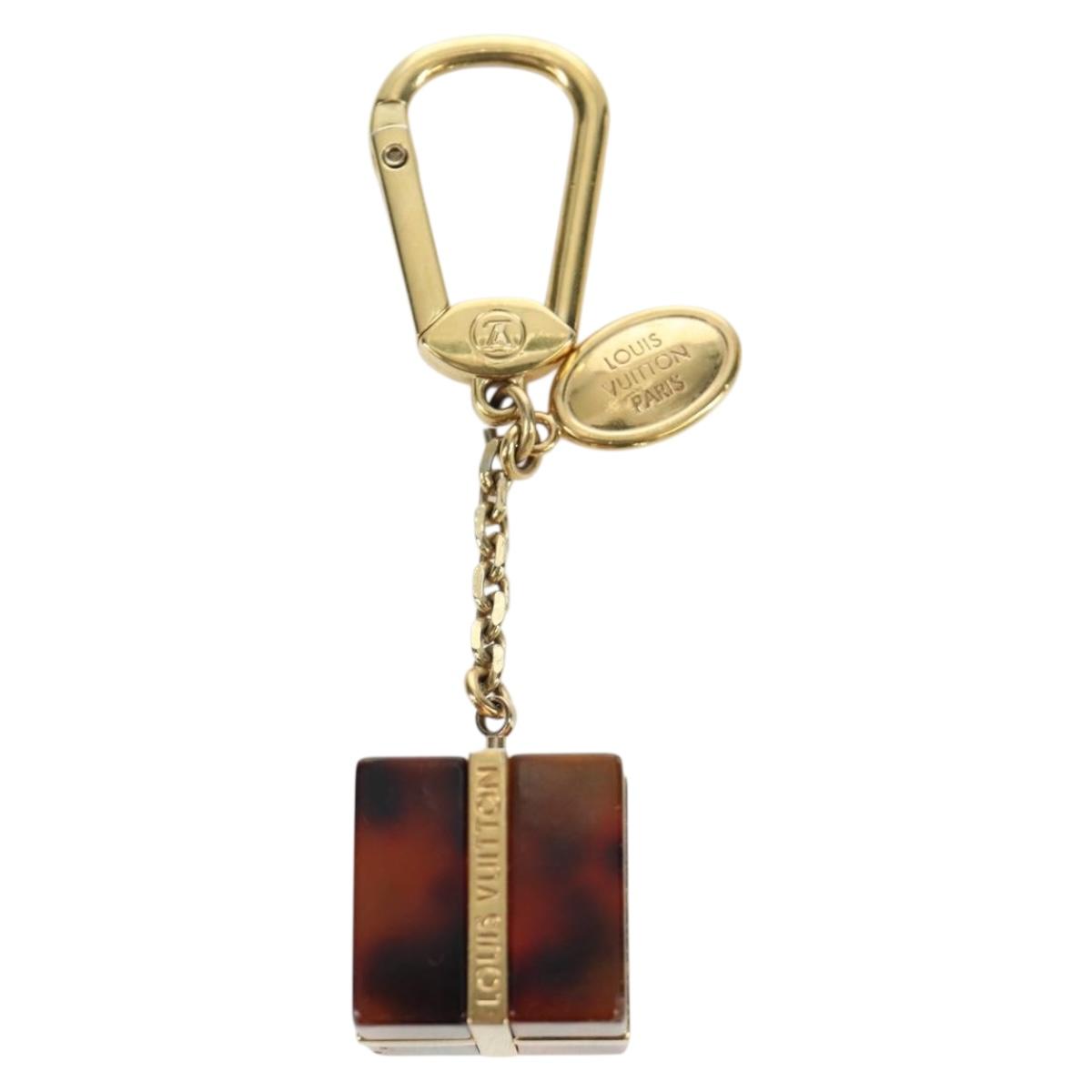 LOUIS VUITTON Bijou Sac Surprise Key Holder metal Brown M66188 LV Auth ARZ171