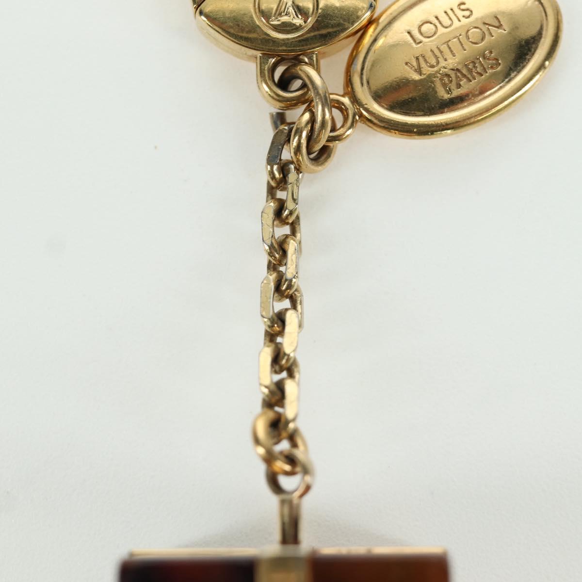 LOUIS VUITTON Bijou Sac Surprise Key Holder metal Brown M66188 LV Auth ARZ171