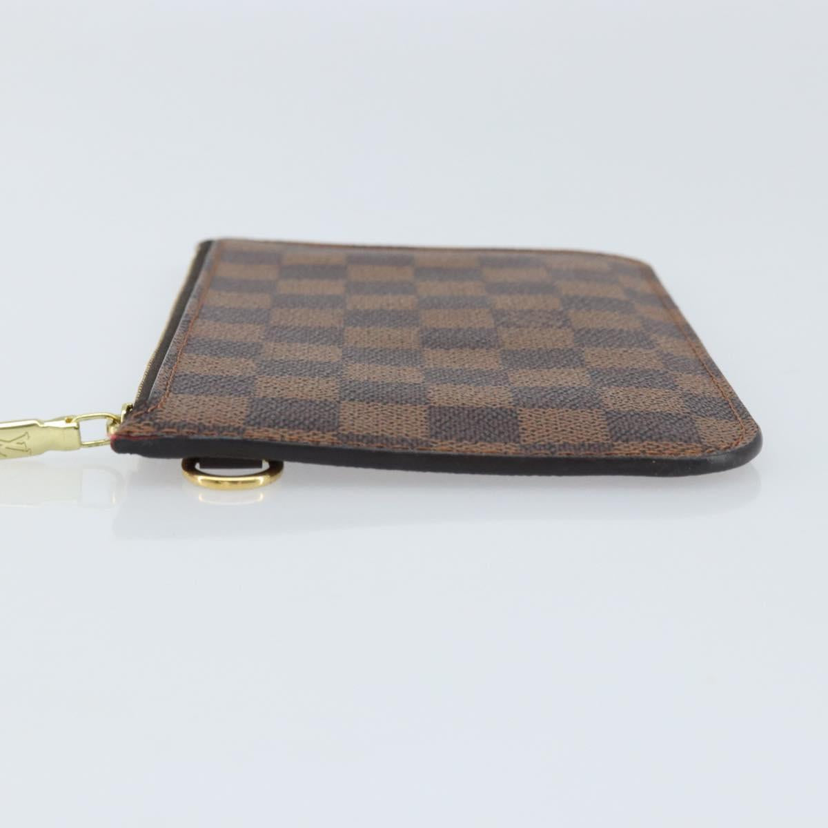 LOUIS VUITTON Damier Ebene Neverfull PM Pouch LV Auth ARZ173