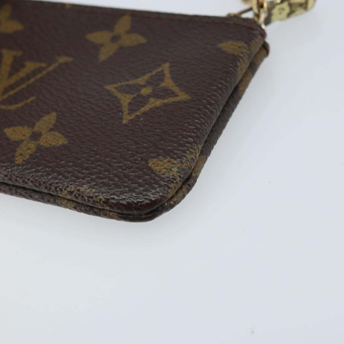 LOUIS VUITTON Monogram Pochette Cles Coin Purse M62650 LV Auth ARZ177