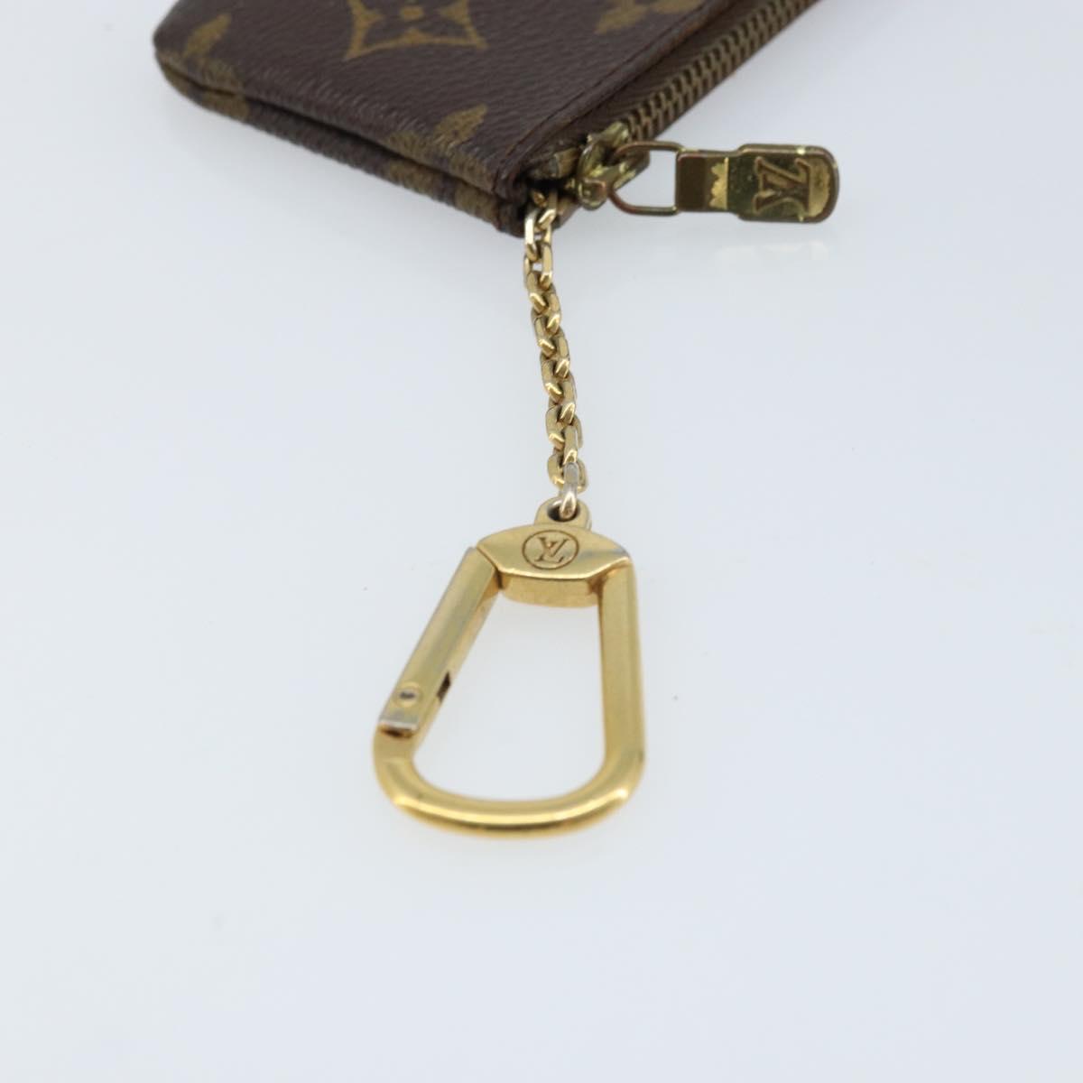 LOUIS VUITTON Monogram Pochette Cles Coin Purse M62650 LV Auth ARZ177