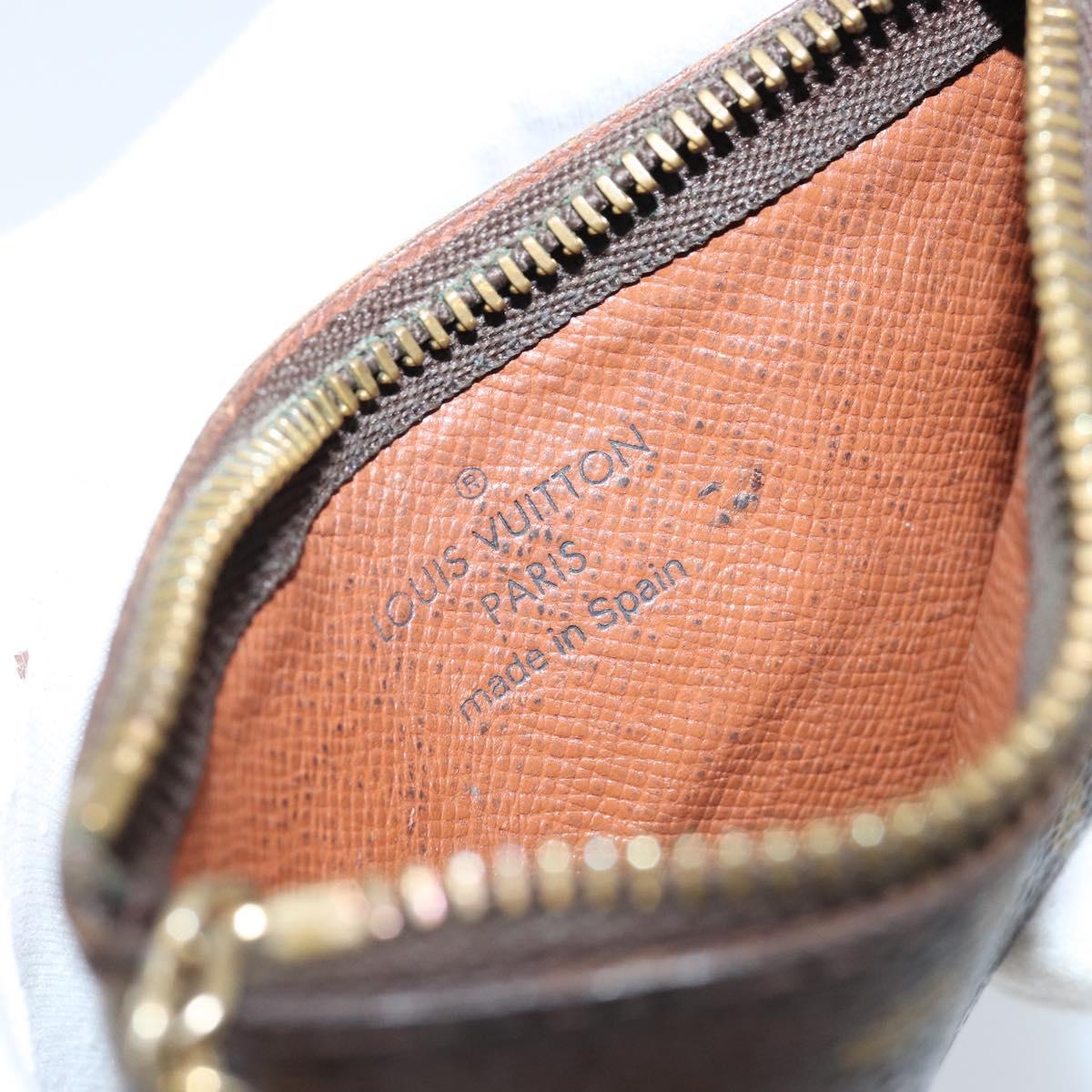 LOUIS VUITTON Monogram Pochette Cles Coin Purse M62650 LV Auth ARZ177