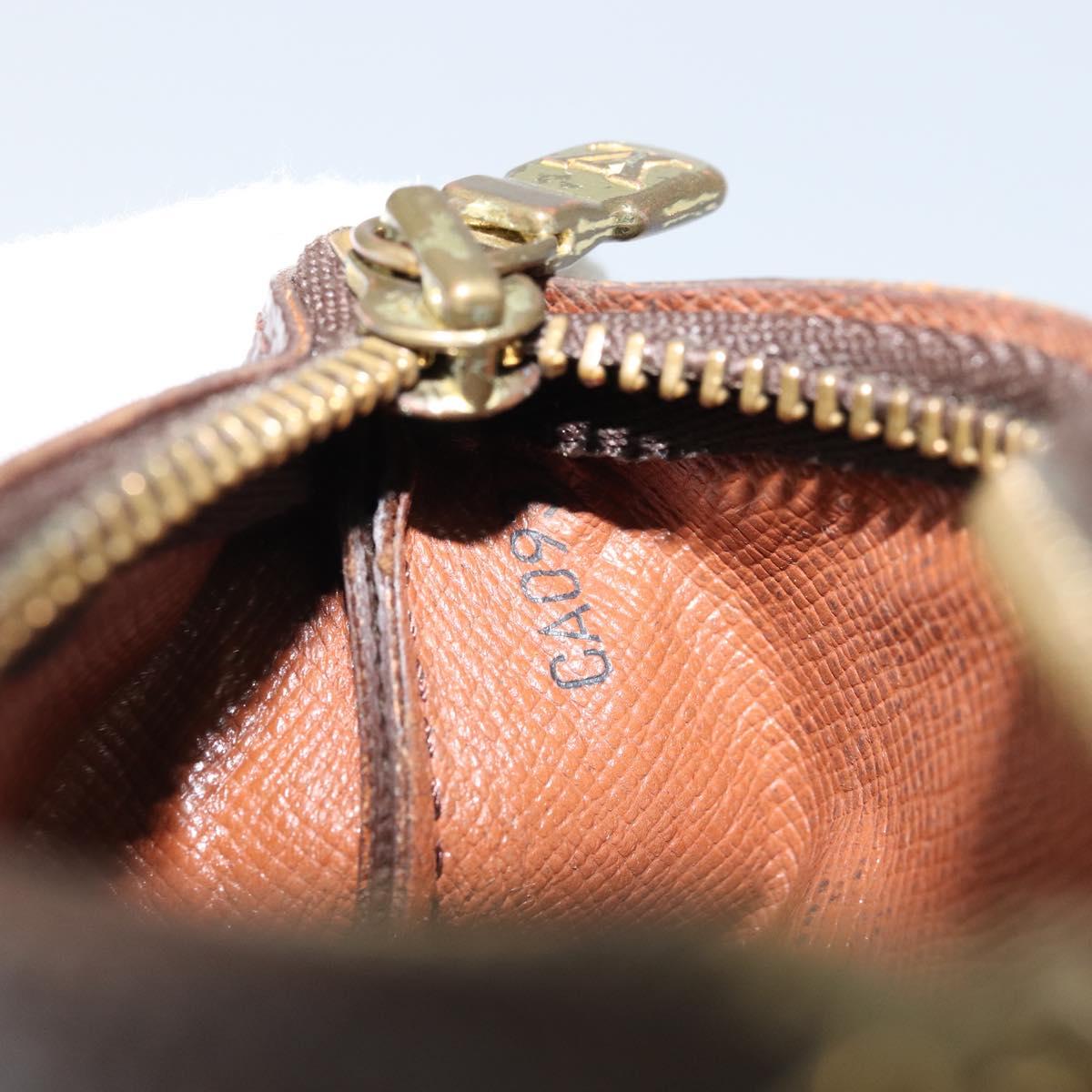LOUIS VUITTON Monogram Pochette Cles Coin Purse M62650 LV Auth ARZ177