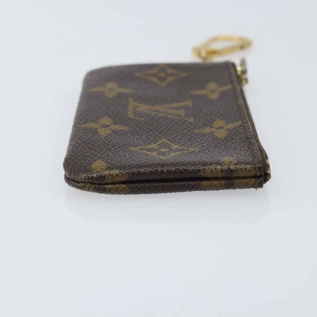 LOUIS VUITTON Monogram Pochette Cles Coin Purse M62650 LV Auth ARZ177