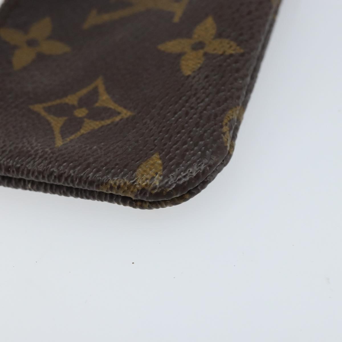 LOUIS VUITTON Monogram Pochette Cles Coin Purse M62650 LV Auth ARZ178