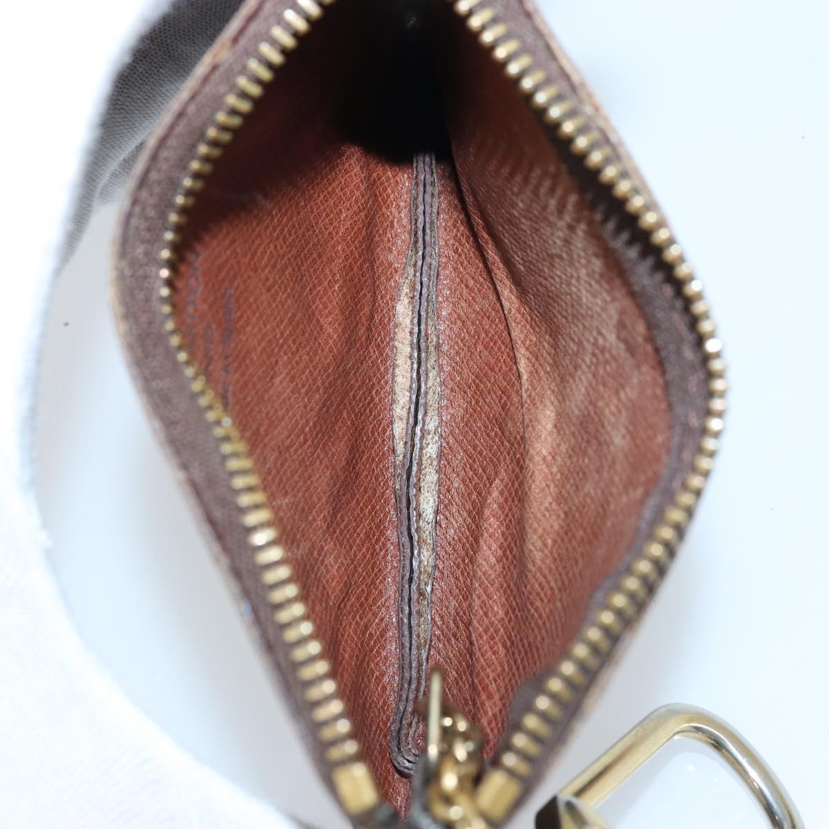 LOUIS VUITTON Monogram Pochette Cles Coin Purse M62650 LV Auth ARZ178