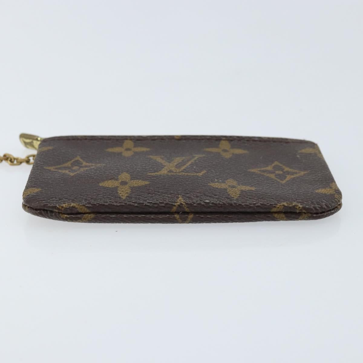 LOUIS VUITTON Monogram Pochette Cles Coin Purse M62650 LV Auth ARZ178