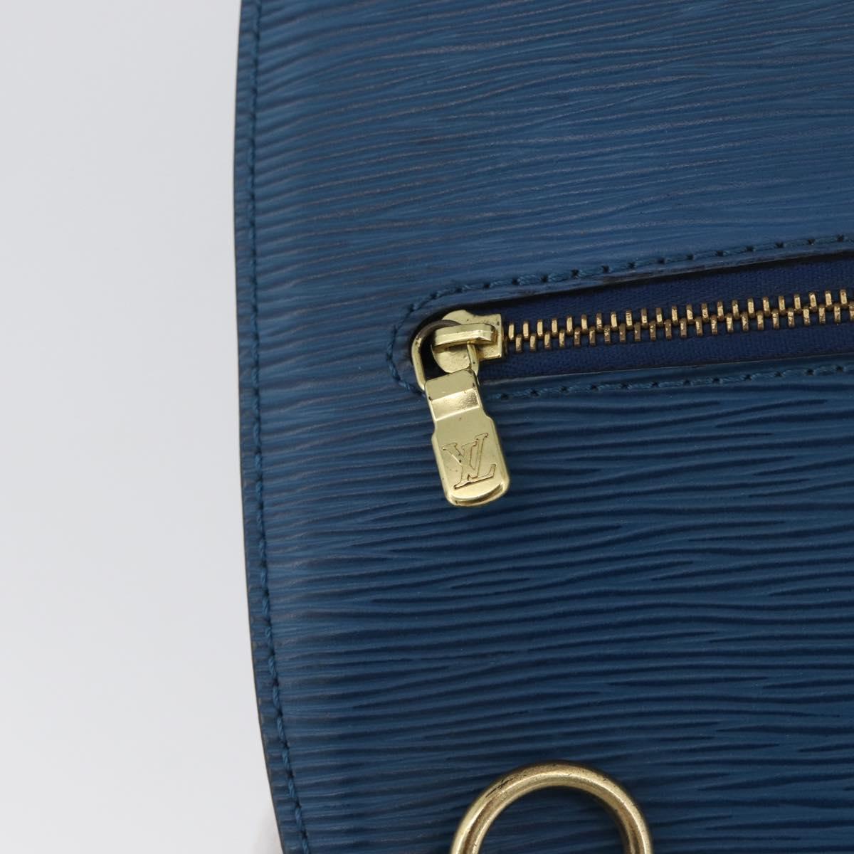 LOUIS VUITTON Epi Mabillon Backpack Blue M52235 LV Auth ARZ199