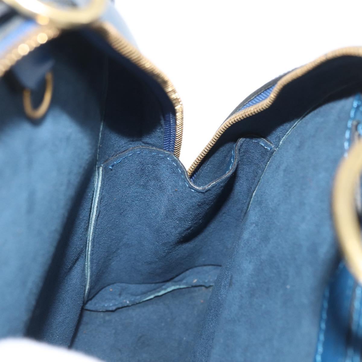 LOUIS VUITTON Epi Mabillon Backpack Blue M52235 LV Auth ARZ199