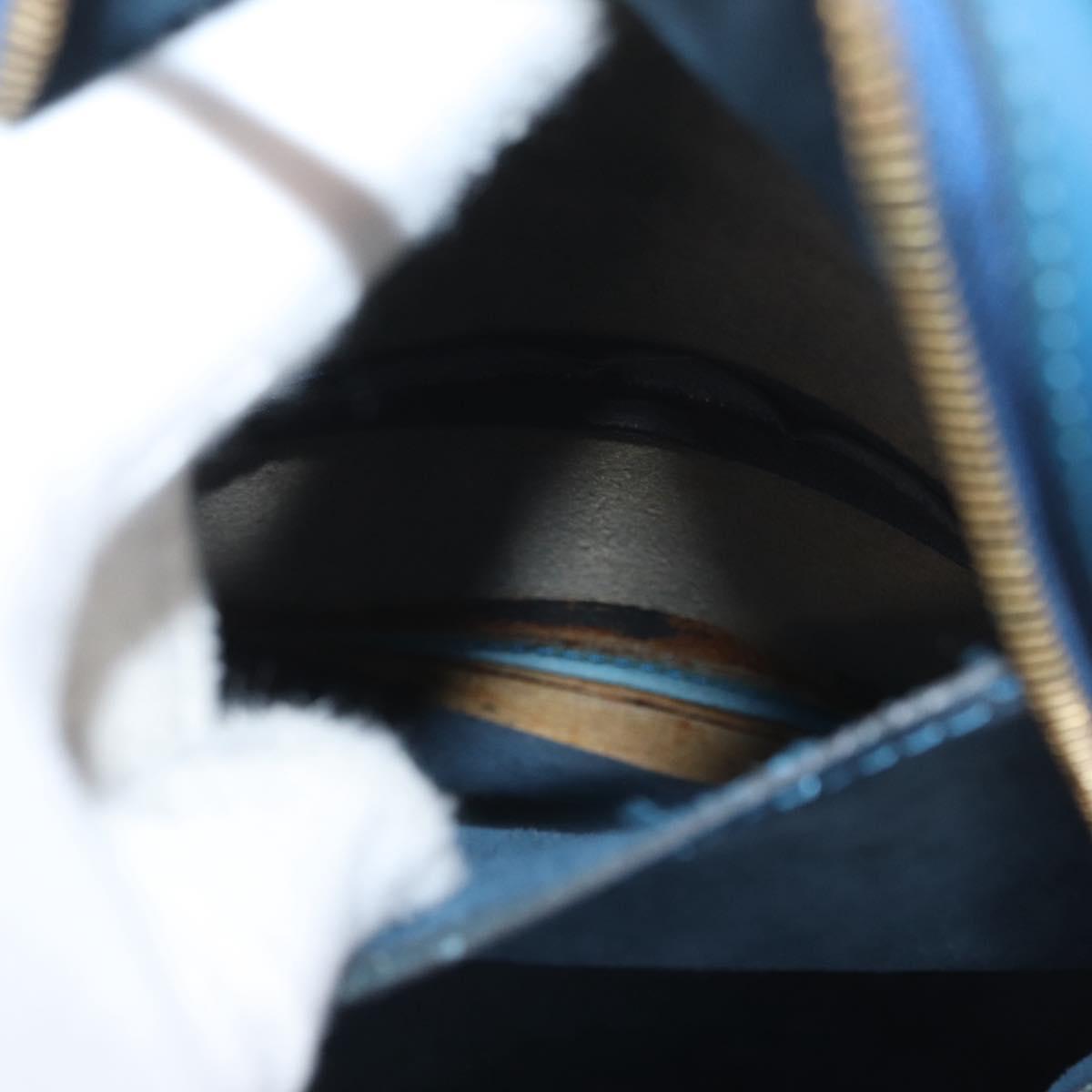 LOUIS VUITTON Epi Mabillon Backpack Blue M52235 LV Auth ARZ199