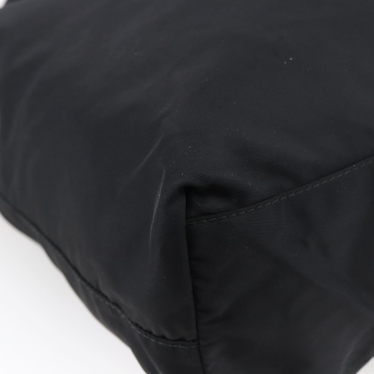 PRADA Robot Tote Bag Nylon Black Auth ARZ203A