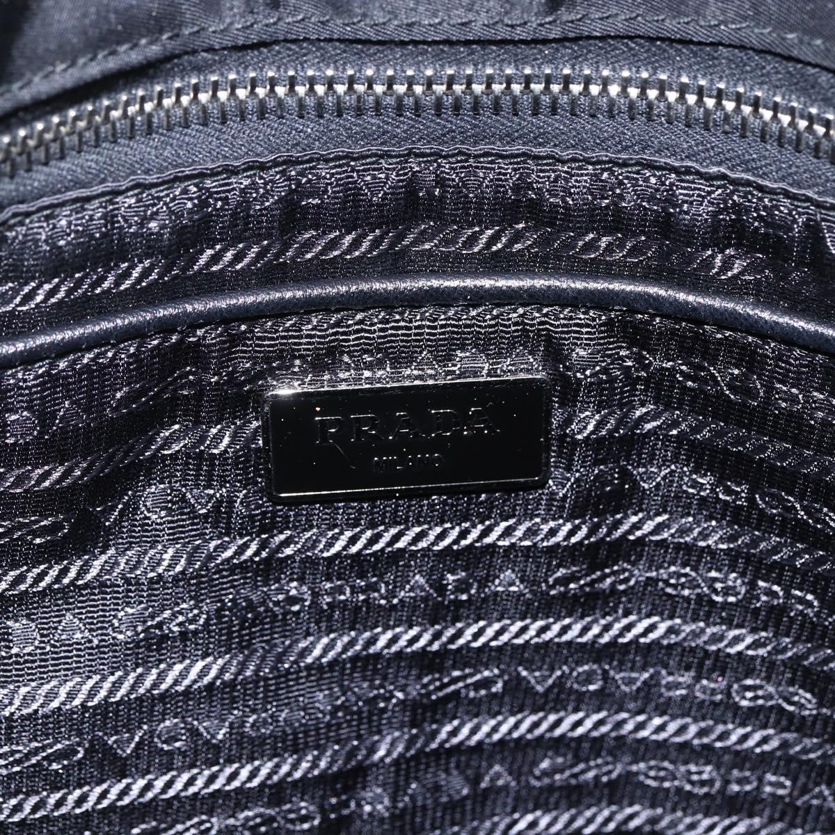 PRADA Robot Tote Bag Nylon Black Auth ARZ203A