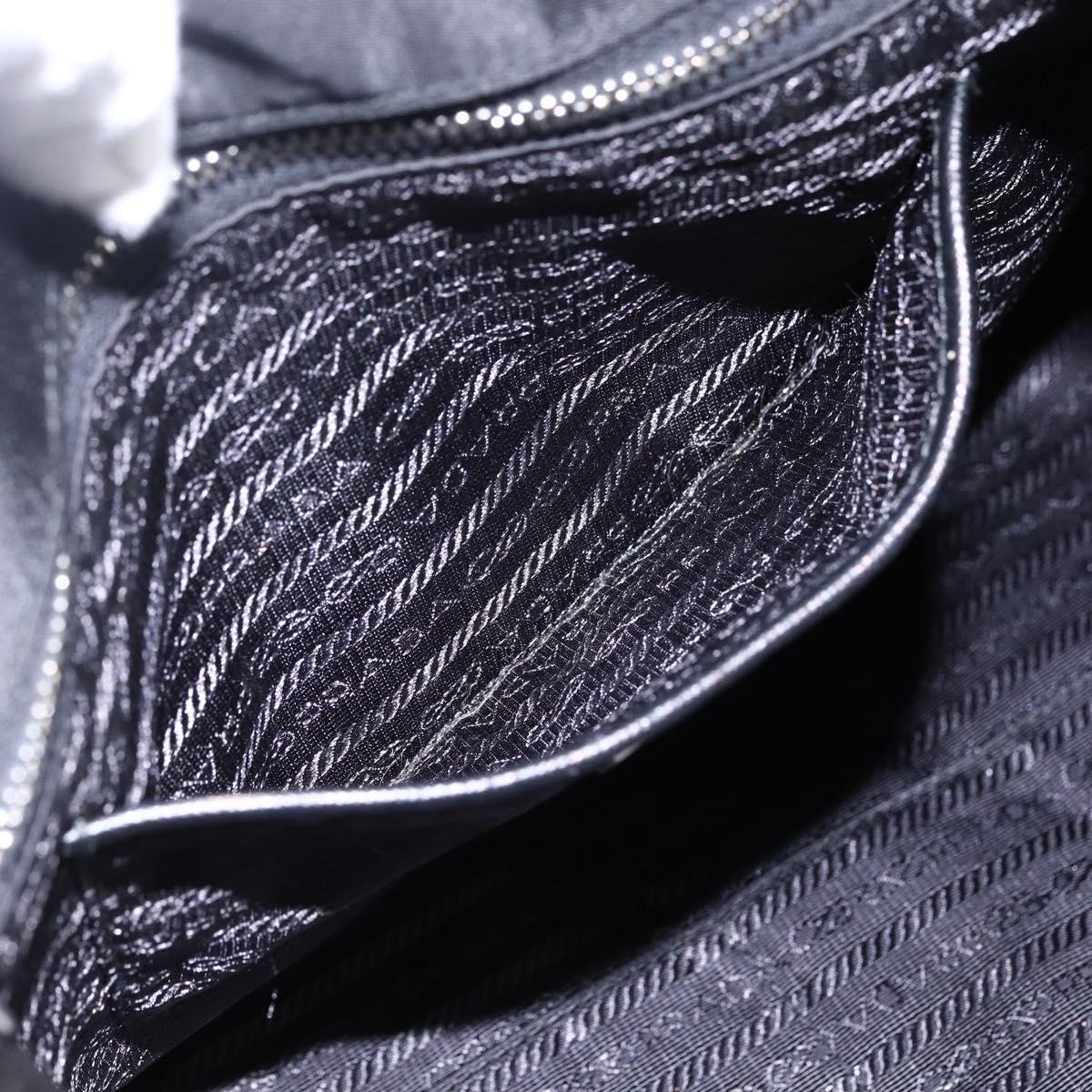 PRADA Robot Tote Bag Nylon Black Auth ARZ203A