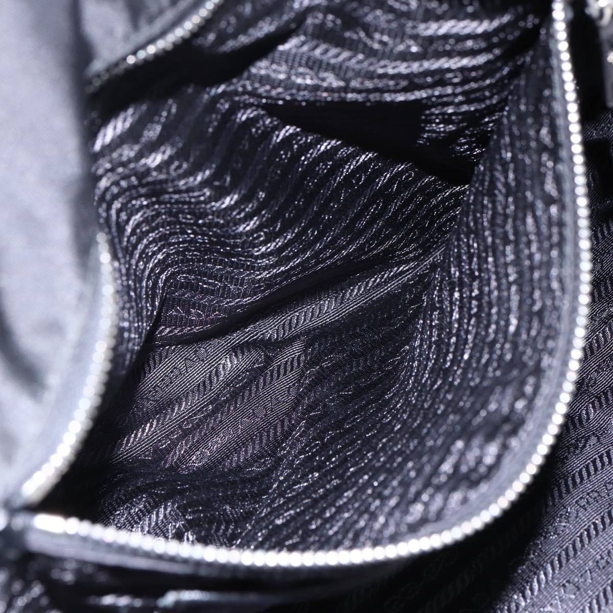 PRADA Robot Tote Bag Nylon Black Auth ARZ203A