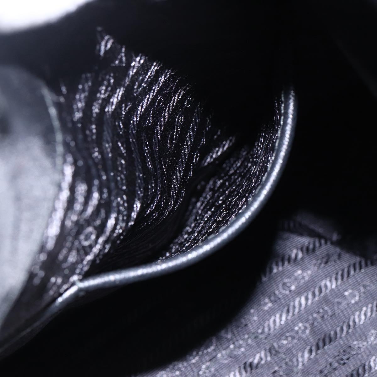 PRADA Robot Tote Bag Nylon Black Auth ARZ203A