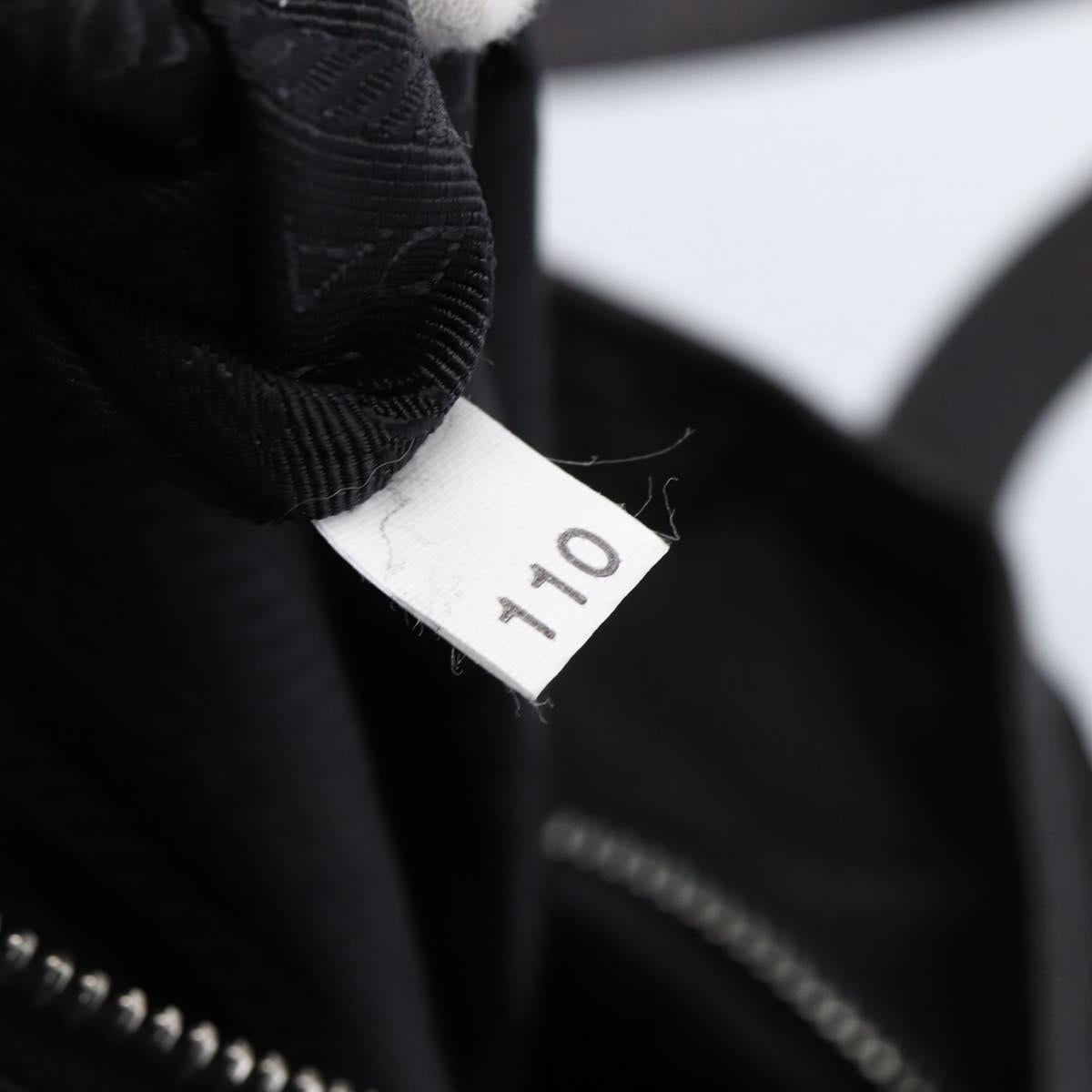 PRADA Robot Tote Bag Nylon Black Auth ARZ203A
