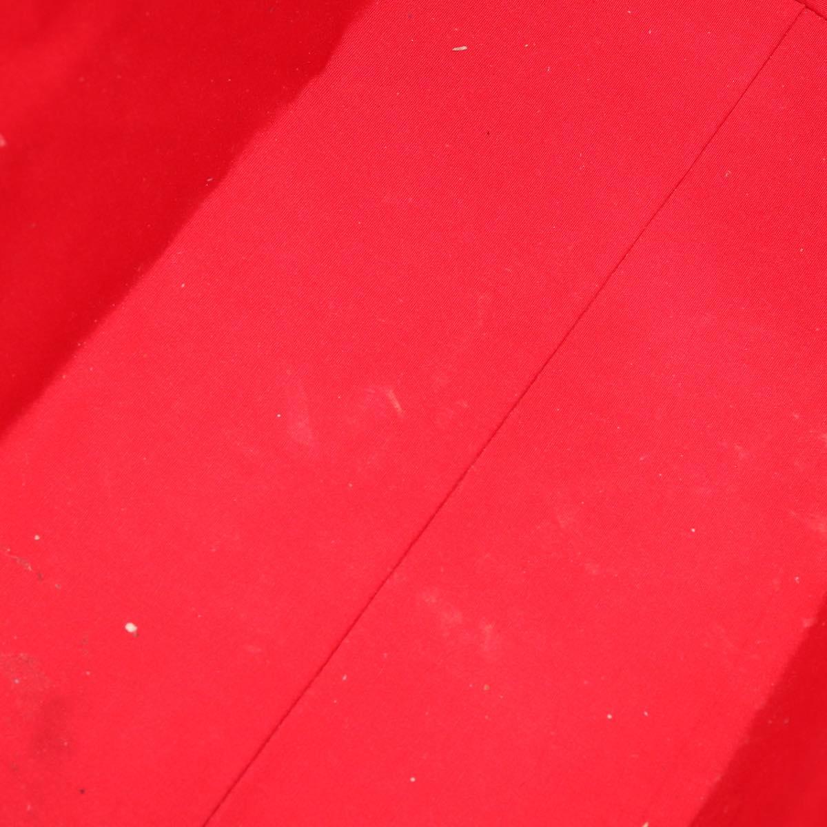 LOUIS VUITTON Monogram Vernis Reade GM Tote Bag Rouge M91084 LV Auth ARZ211