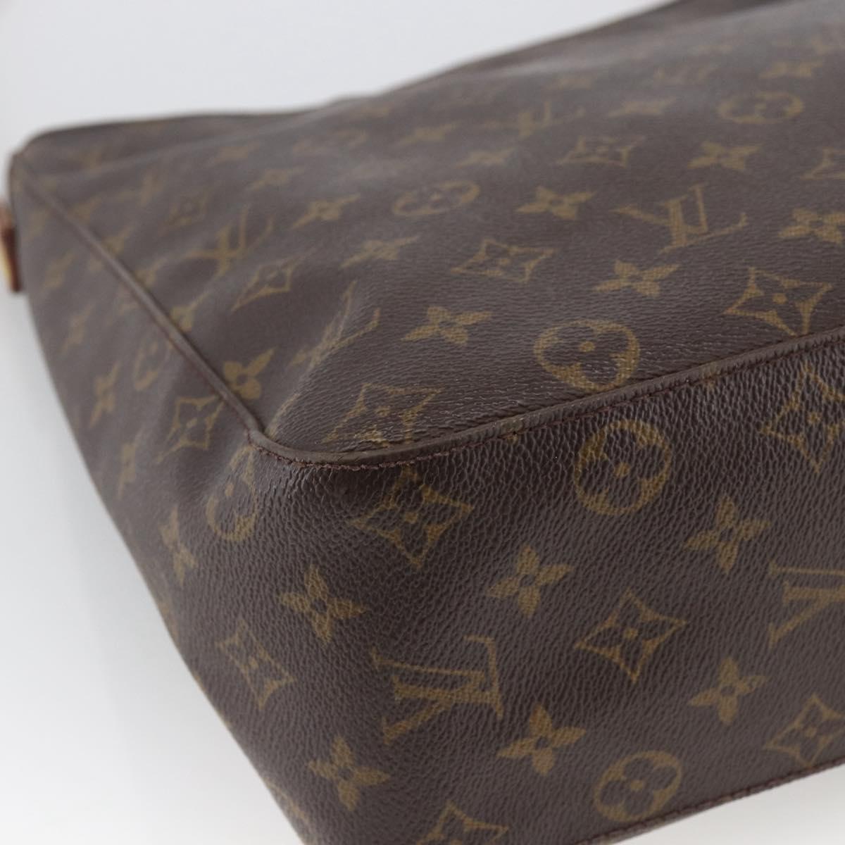 LOUIS VUITTON Monogram Looping GM Shoulder Bag M51145 LV Auth ARZ216