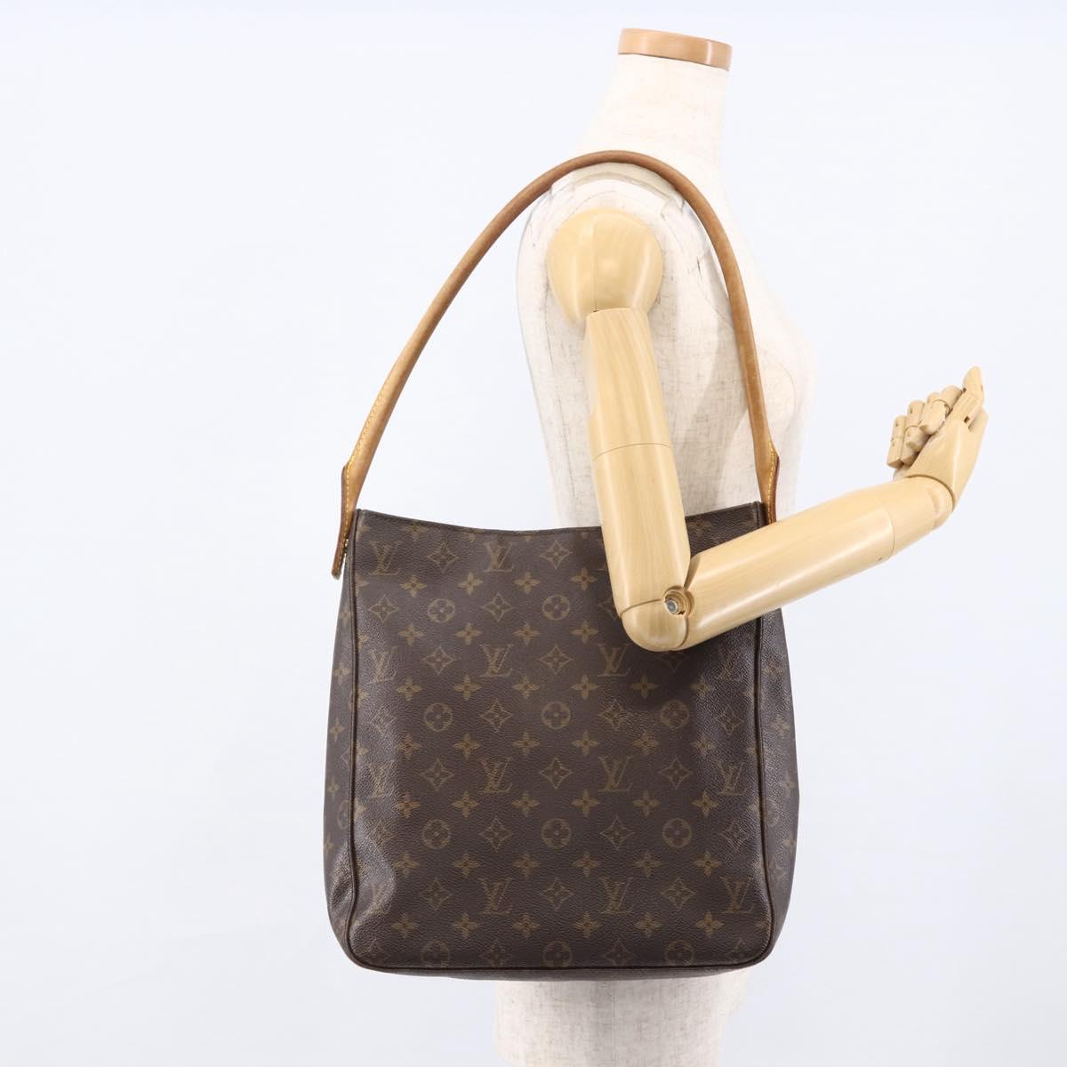 LOUIS VUITTON Monogram Looping GM Shoulder Bag M51145 LV Auth ARZ216