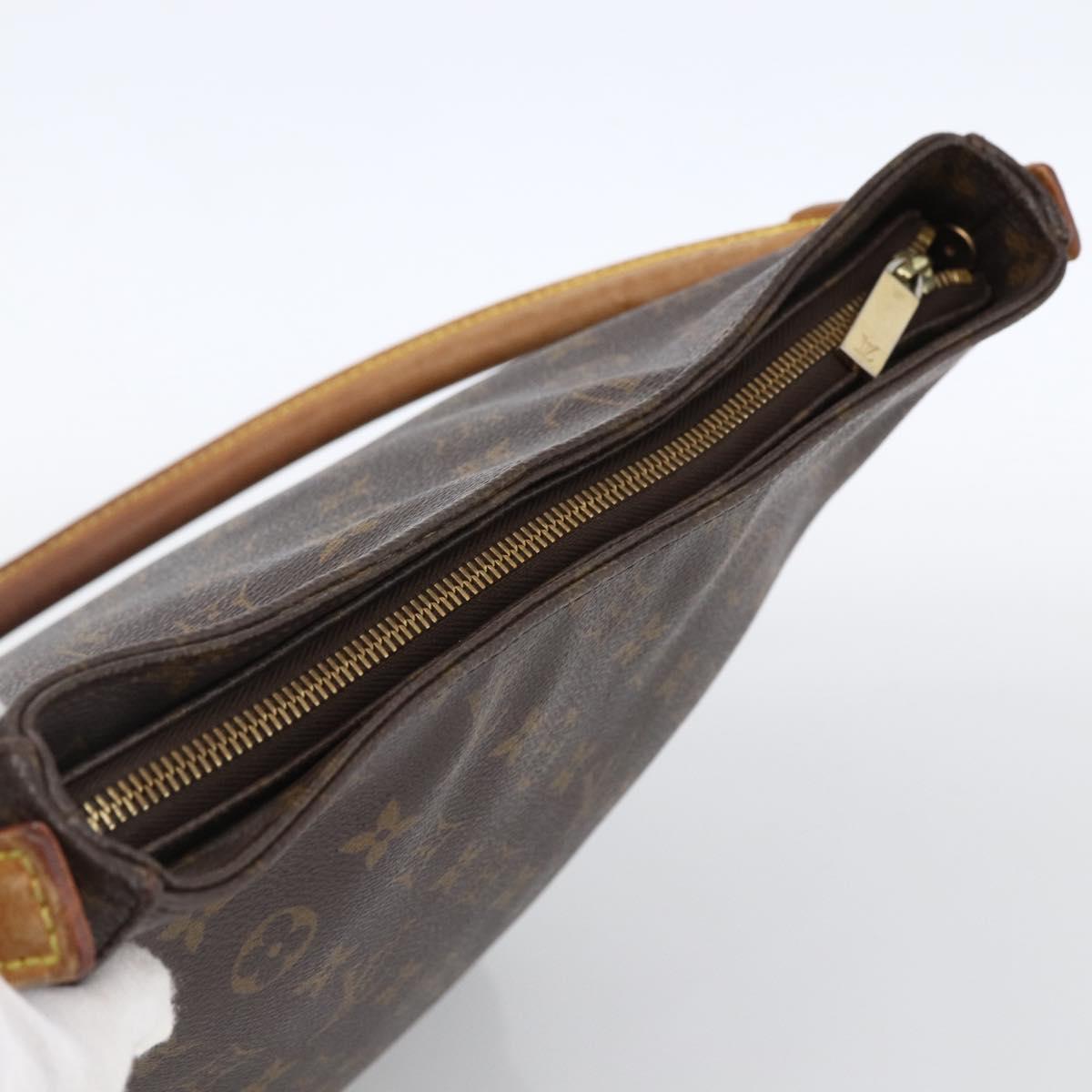 LOUIS VUITTON Monogram Looping GM Shoulder Bag M51145 LV Auth ARZ216