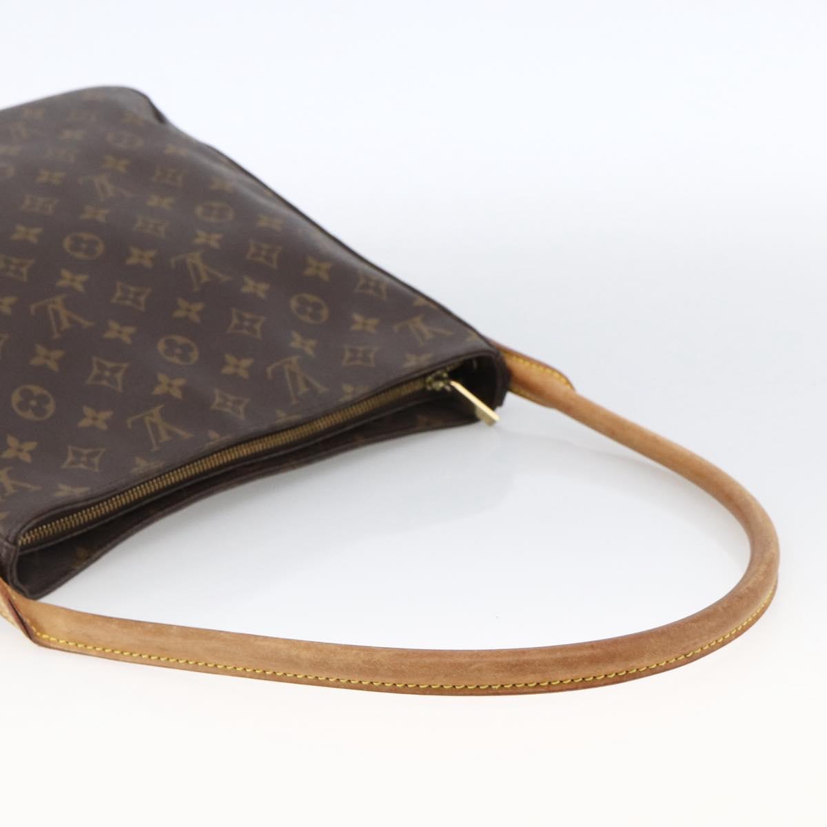 LOUIS VUITTON Monogram Looping GM Shoulder Bag M51145 LV Auth ARZ216