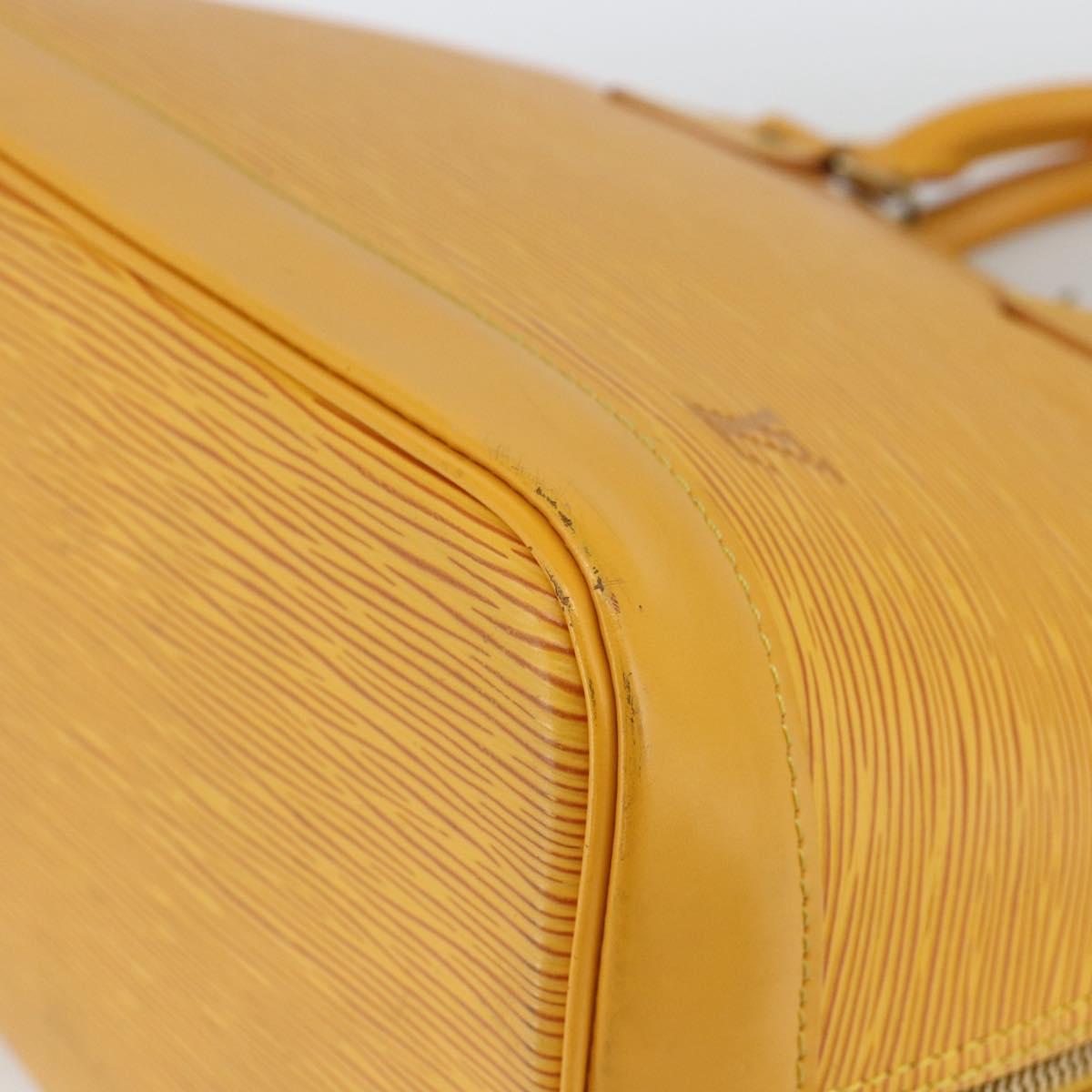 LOUIS VUITTON Epi Alma Hand Bag Yellow M52149 LV Auth ARZ222A
