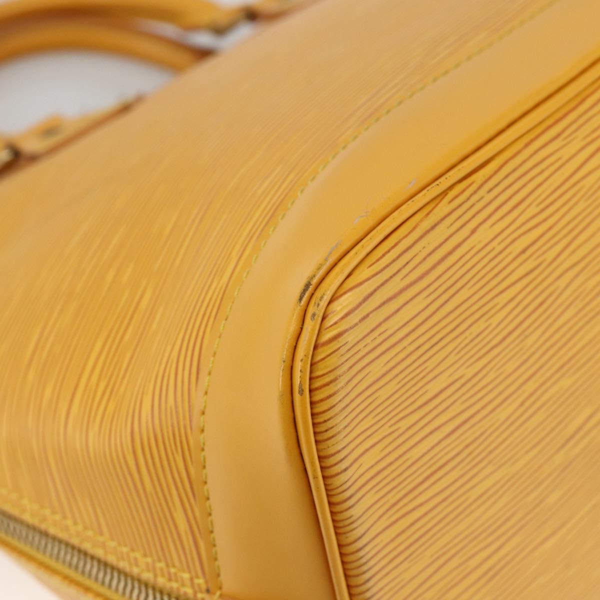 LOUIS VUITTON Epi Alma Hand Bag Yellow M52149 LV Auth ARZ222A