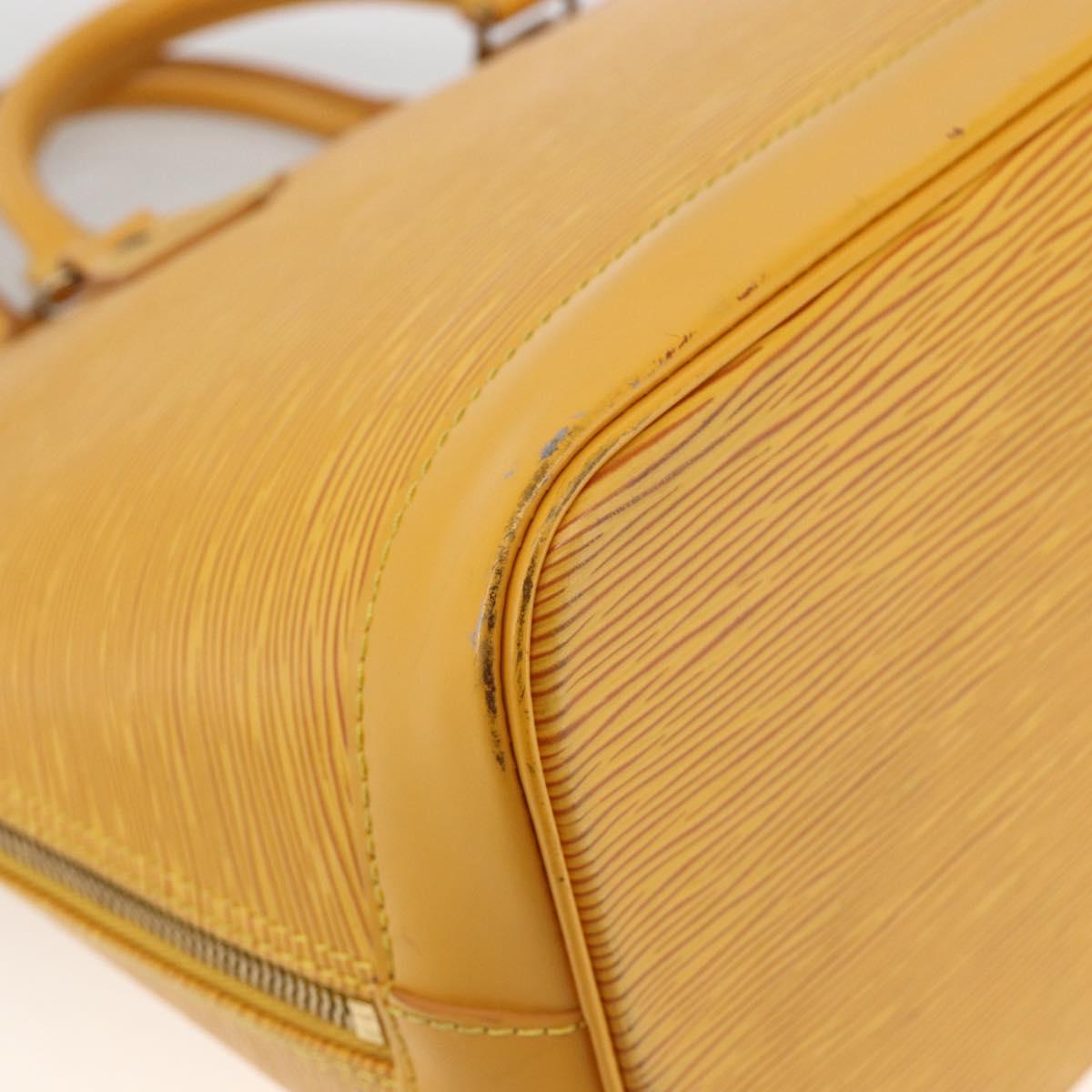 LOUIS VUITTON Epi Alma Hand Bag Yellow M52149 LV Auth ARZ222A