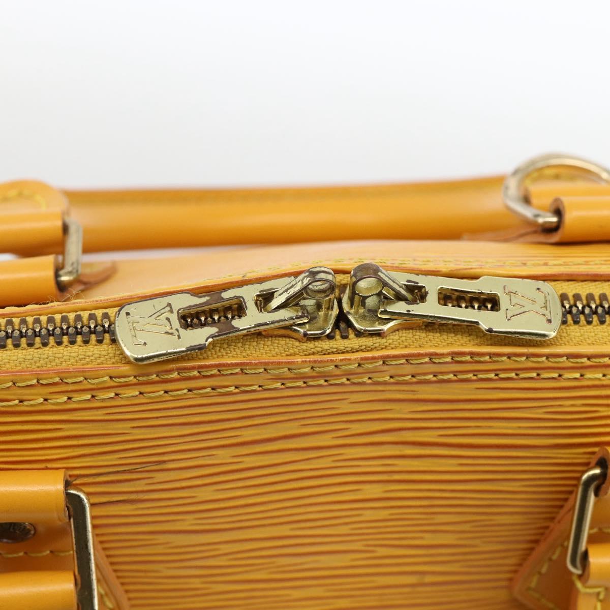 LOUIS VUITTON Epi Alma Hand Bag Yellow M52149 LV Auth ARZ222A