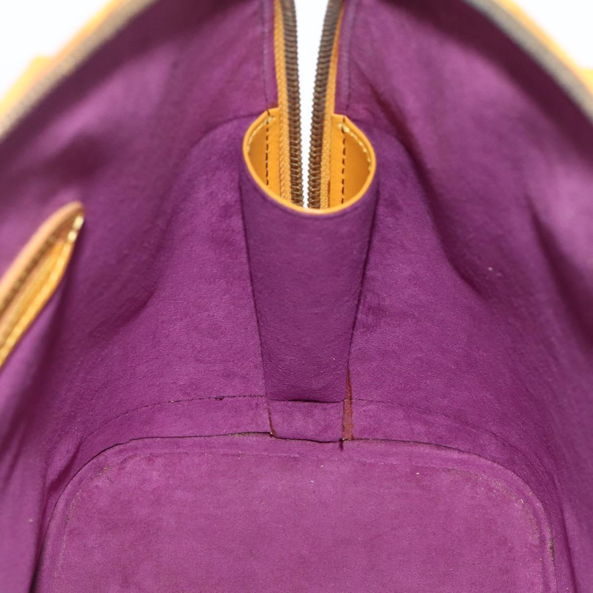 LOUIS VUITTON Epi Alma Hand Bag Yellow M52149 LV Auth ARZ222A
