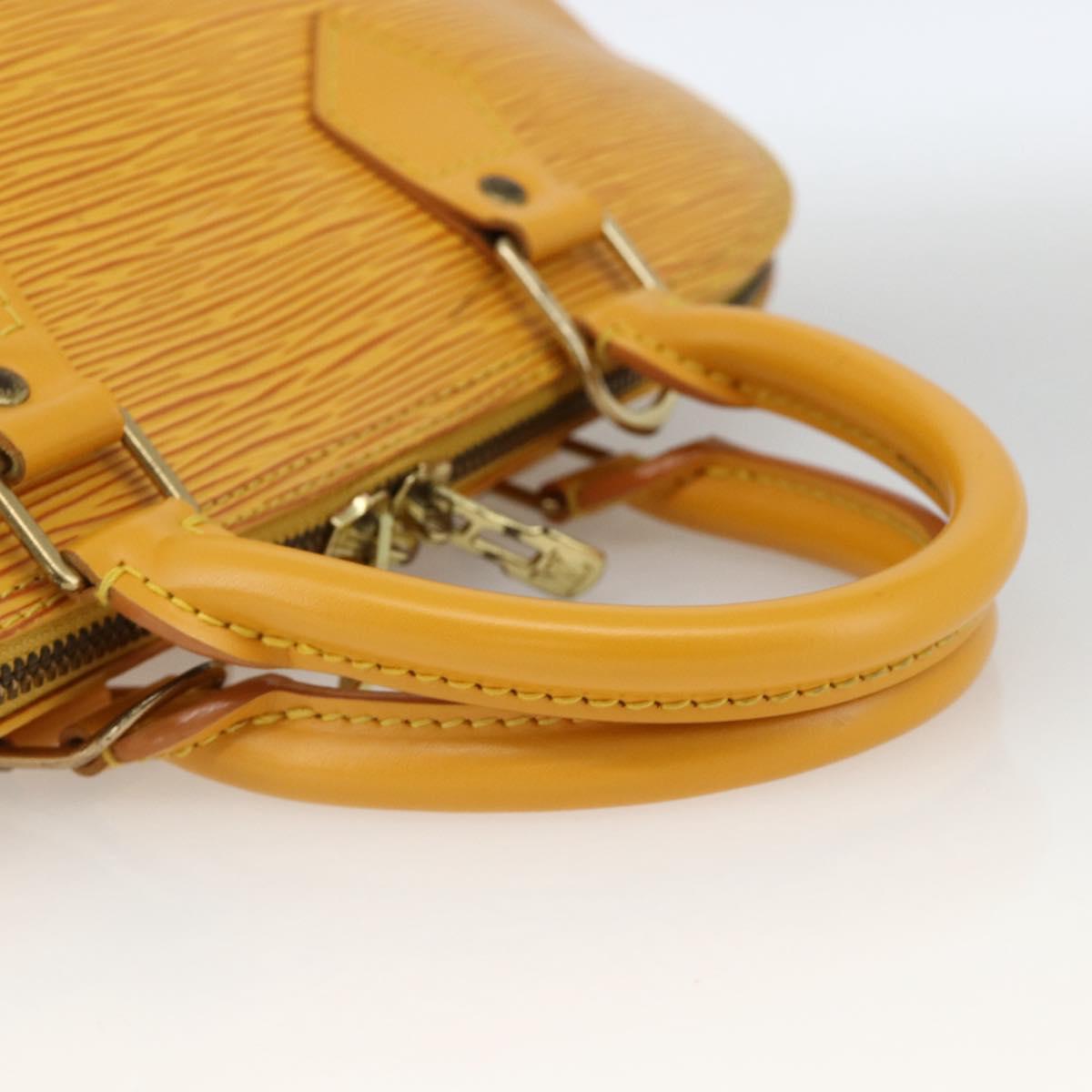 LOUIS VUITTON Epi Alma Hand Bag Yellow M52149 LV Auth ARZ222A