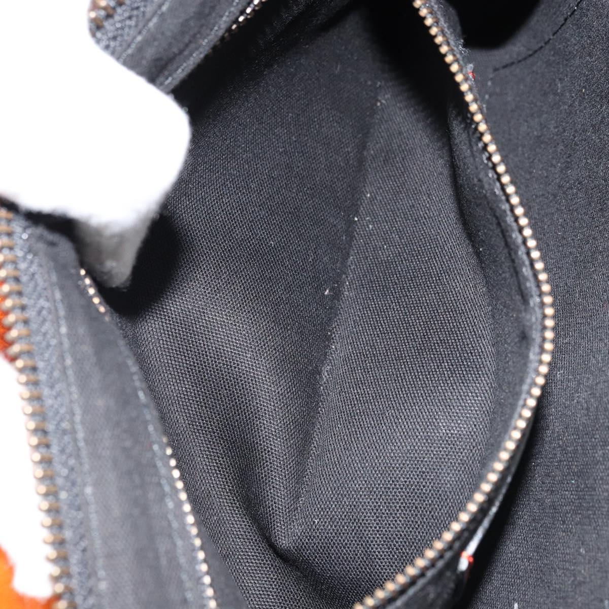 Vivienne Westwood Chain Shoulder Bag Leather Green Auth ARZ230A