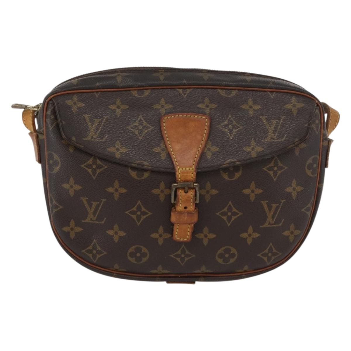 LOUIS VUITTON Monogram Jeune Fille MM Shoulder Bag M51226 LV Auth ARZ237