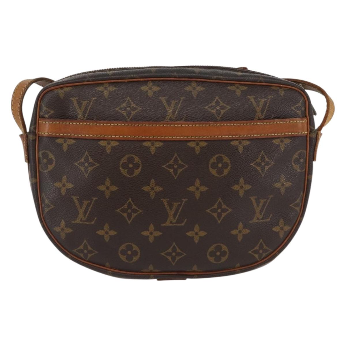 LOUIS VUITTON Monogram Jeune Fille MM Shoulder Bag M51226 LV Auth ARZ237