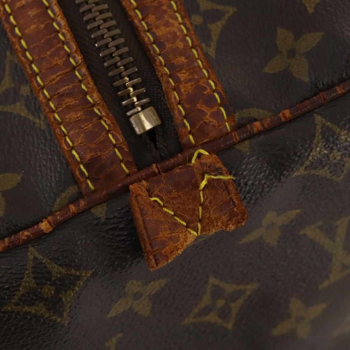 LOUIS VUITTON Monogram Sac Souple 45 Boston Bag M41624 LV Auth ARZ247