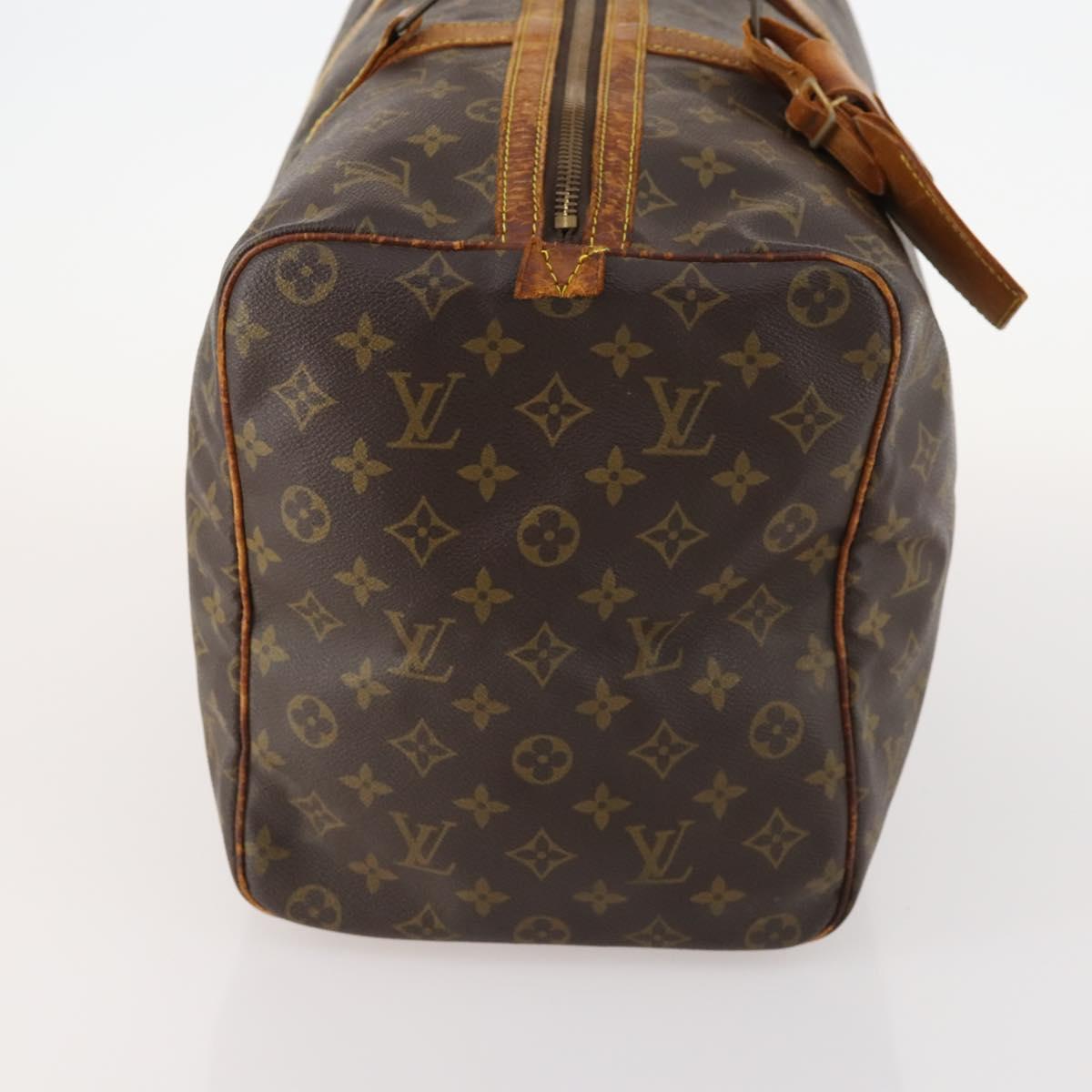 LOUIS VUITTON Monogram Sac Souple 45 Boston Bag M41624 LV Auth ARZ247