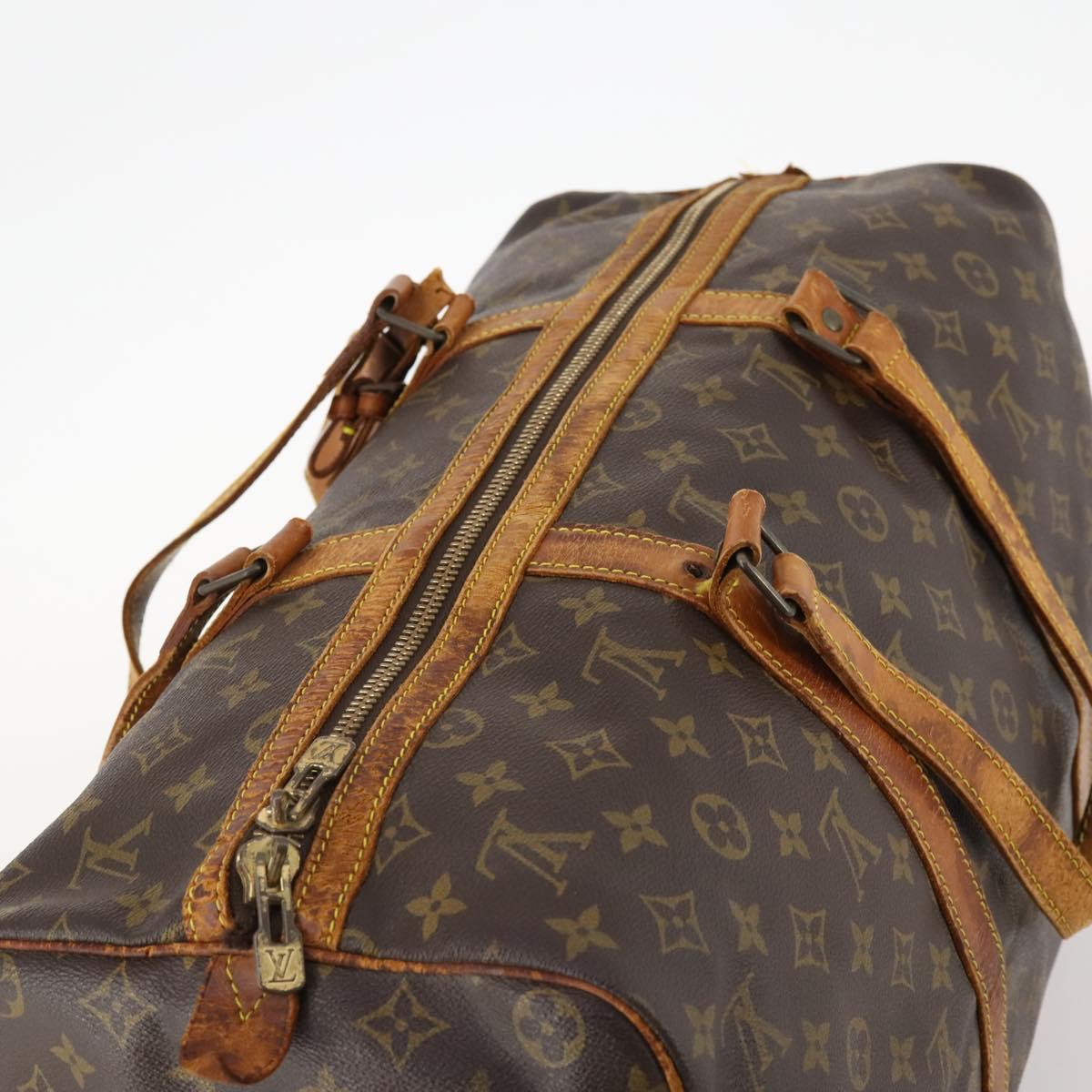 LOUIS VUITTON Monogram Sac Souple 45 Boston Bag M41624 LV Auth ARZ247