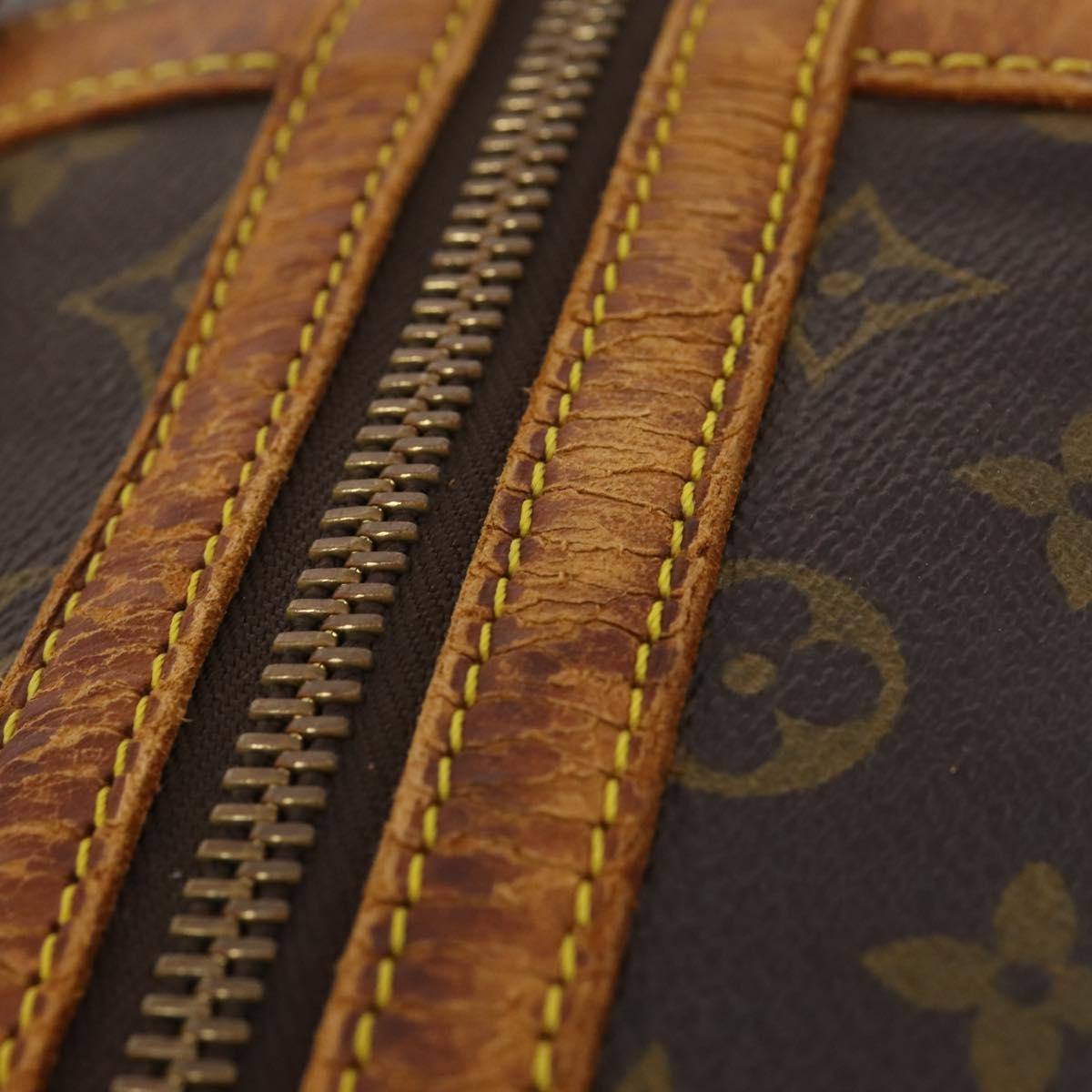 LOUIS VUITTON Monogram Sac Souple 45 Boston Bag M41624 LV Auth ARZ247
